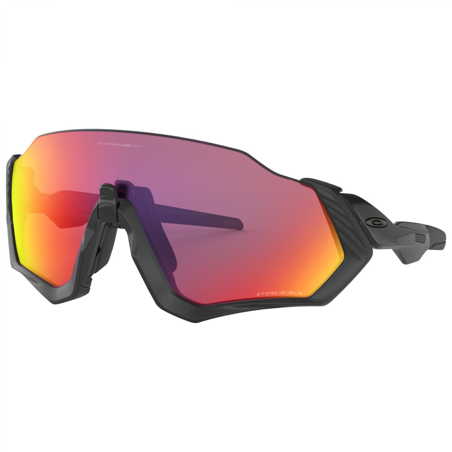 Oakley Flight Jacket Sunglasses - Polished Black/Prizm Road