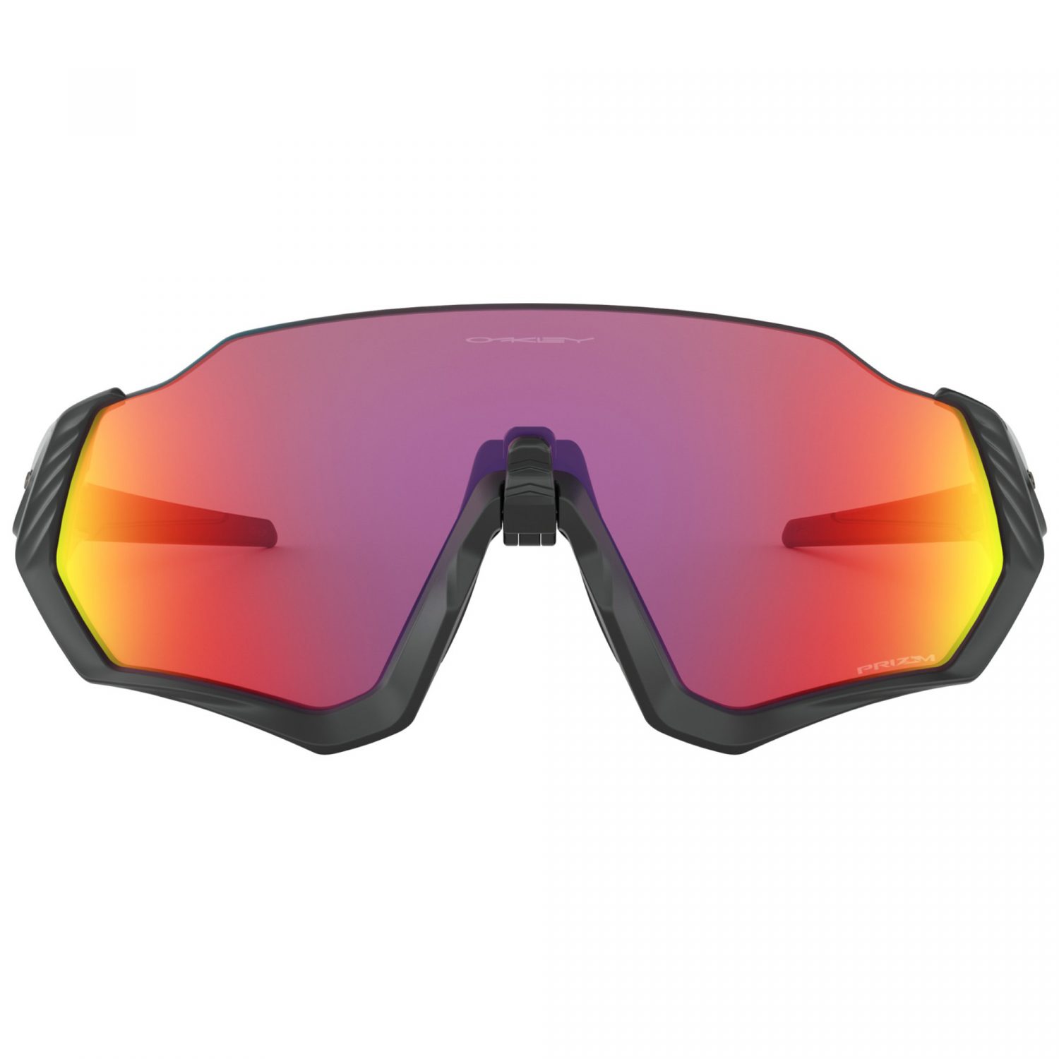 Oakley Flight Jacket Sunglasses - Polished Black/Prizm Road