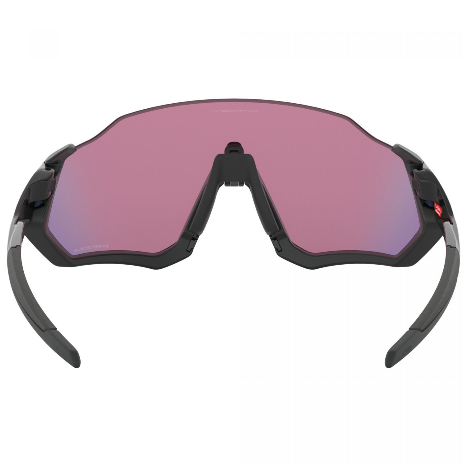 Oakley Flight Jacket Sunglasses - Polished Black/Prizm Road