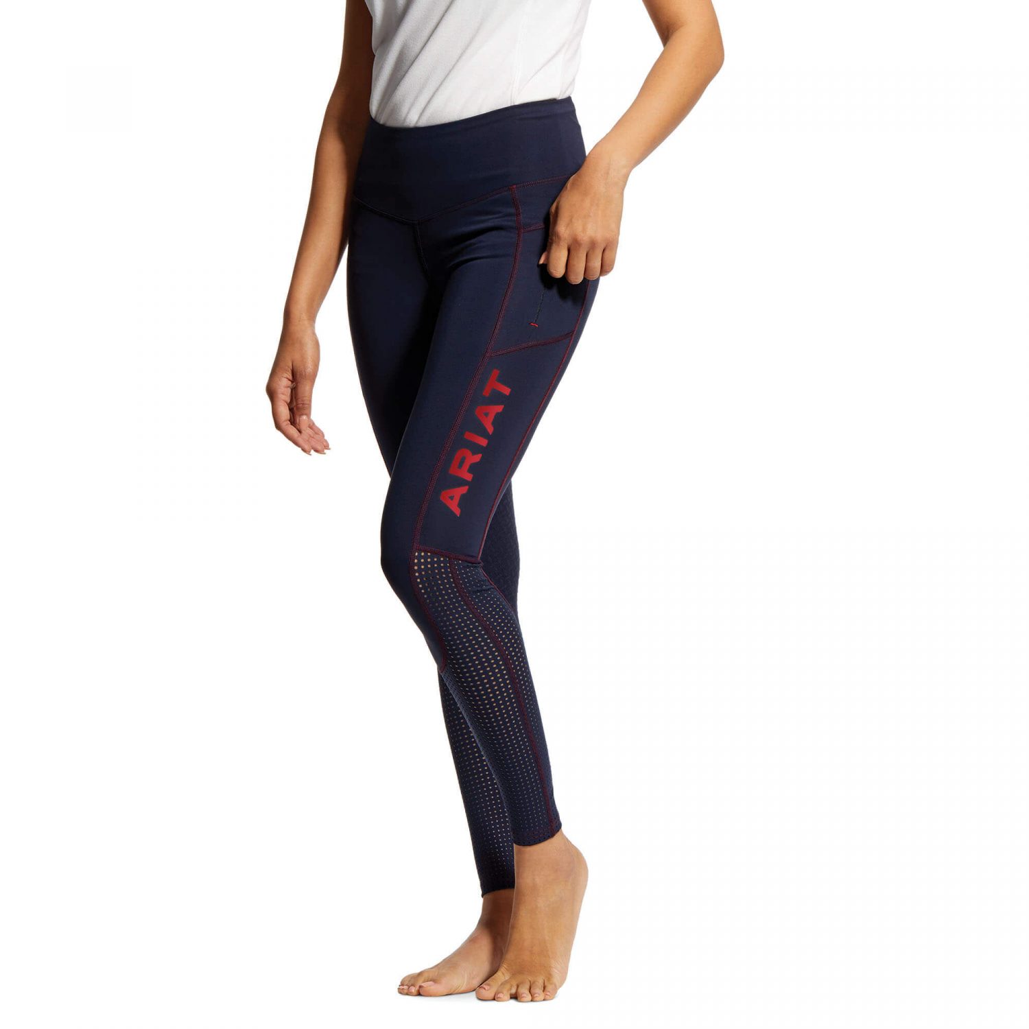 Ariat Eos Full Seat Tights - Team Navy