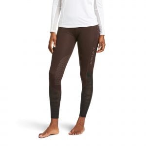 Ariat Eos Knee Patch Tights - Chocovine