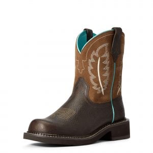 Ariat Fatbaby Heritage Feather II Western Boot - Dark Cottage/Tan