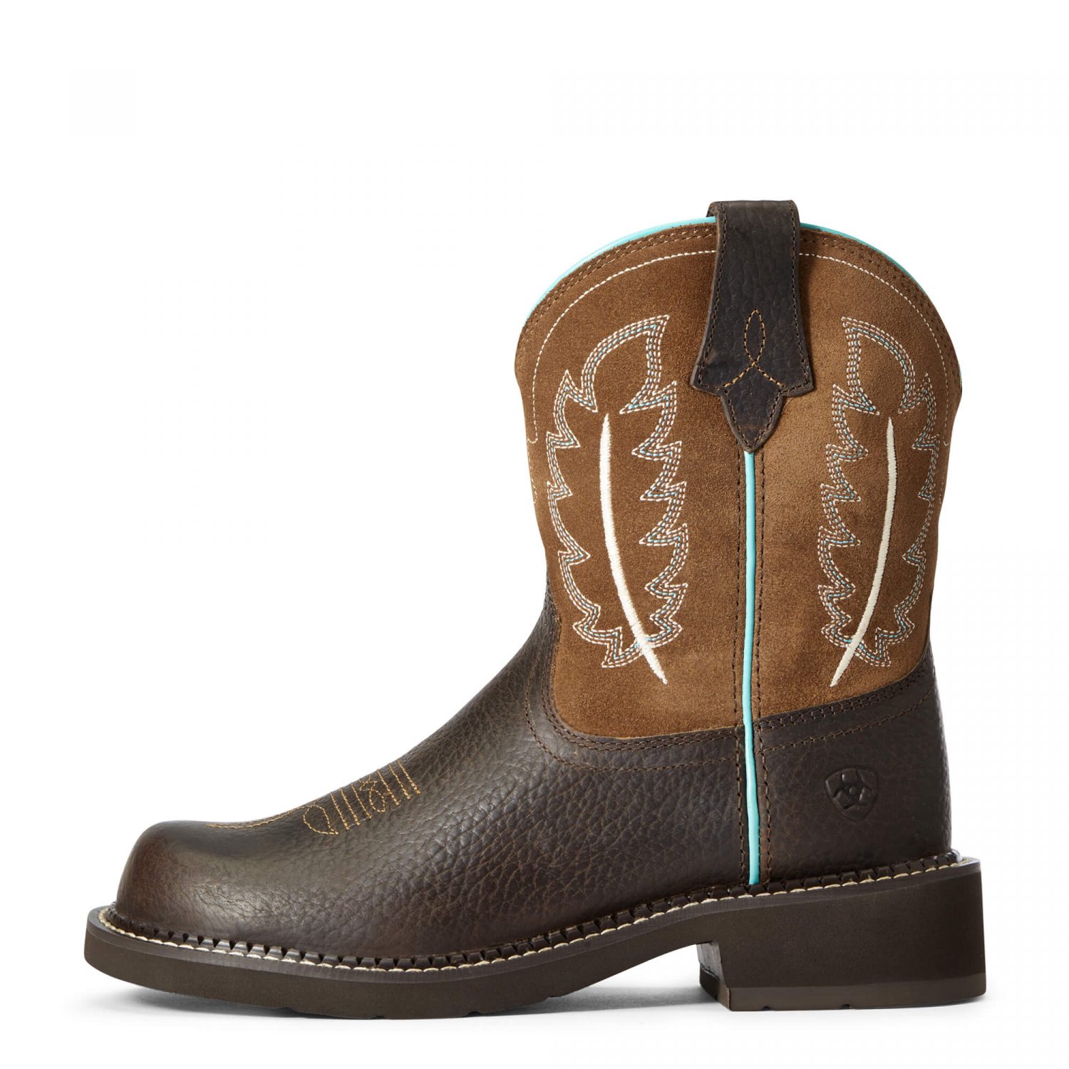 Ariat Fatbaby Heritage Feather II Western Boot - Dark Cottage/Tan