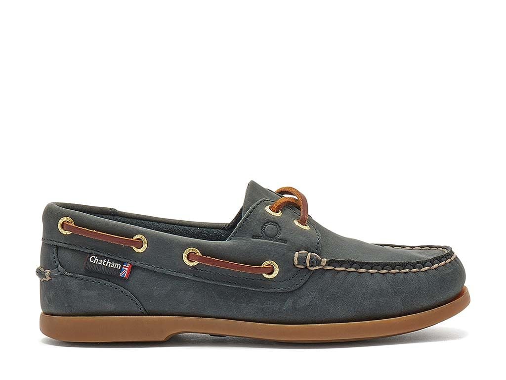 Chatham Deck Lady II G2 Boat Shoes - Blue