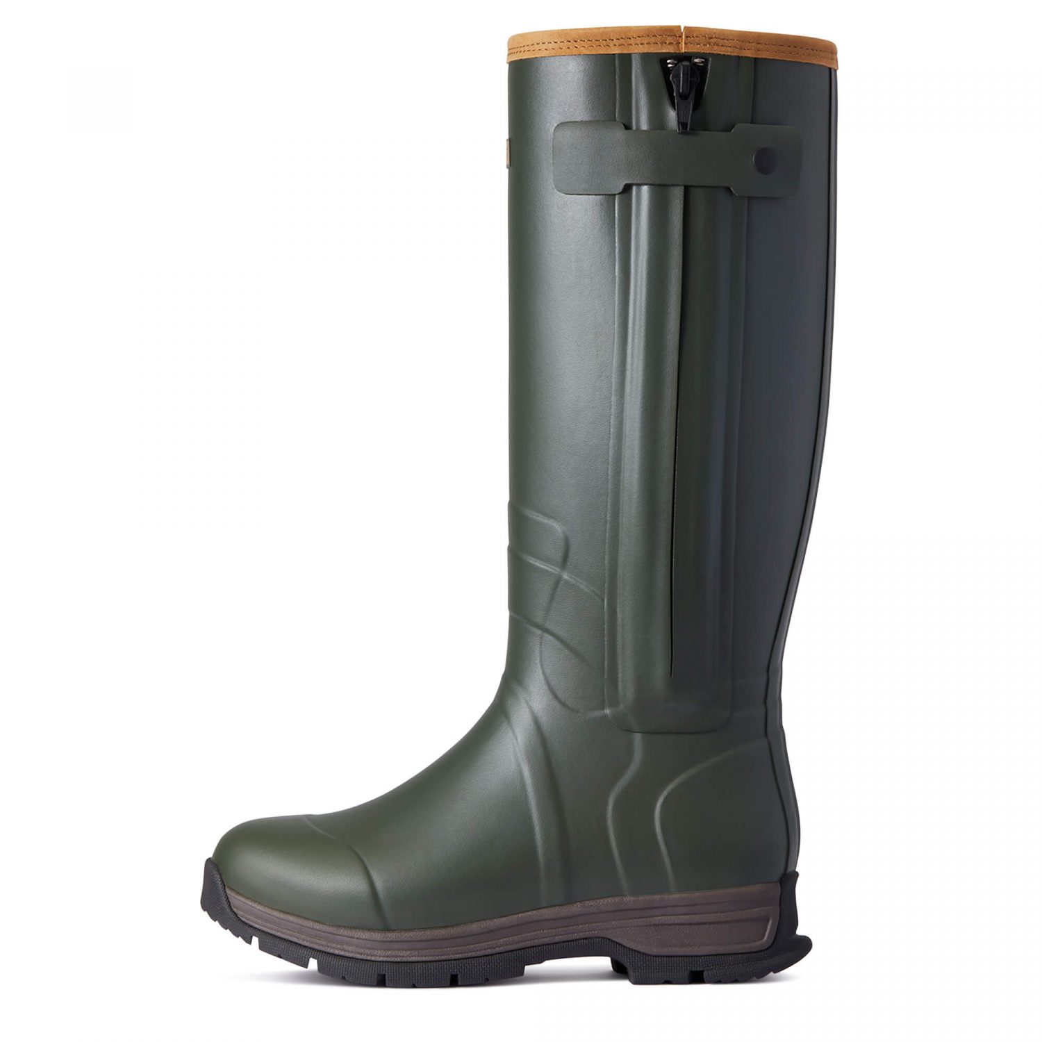 Ariat Burford Insulated Zip Wellies - Olive