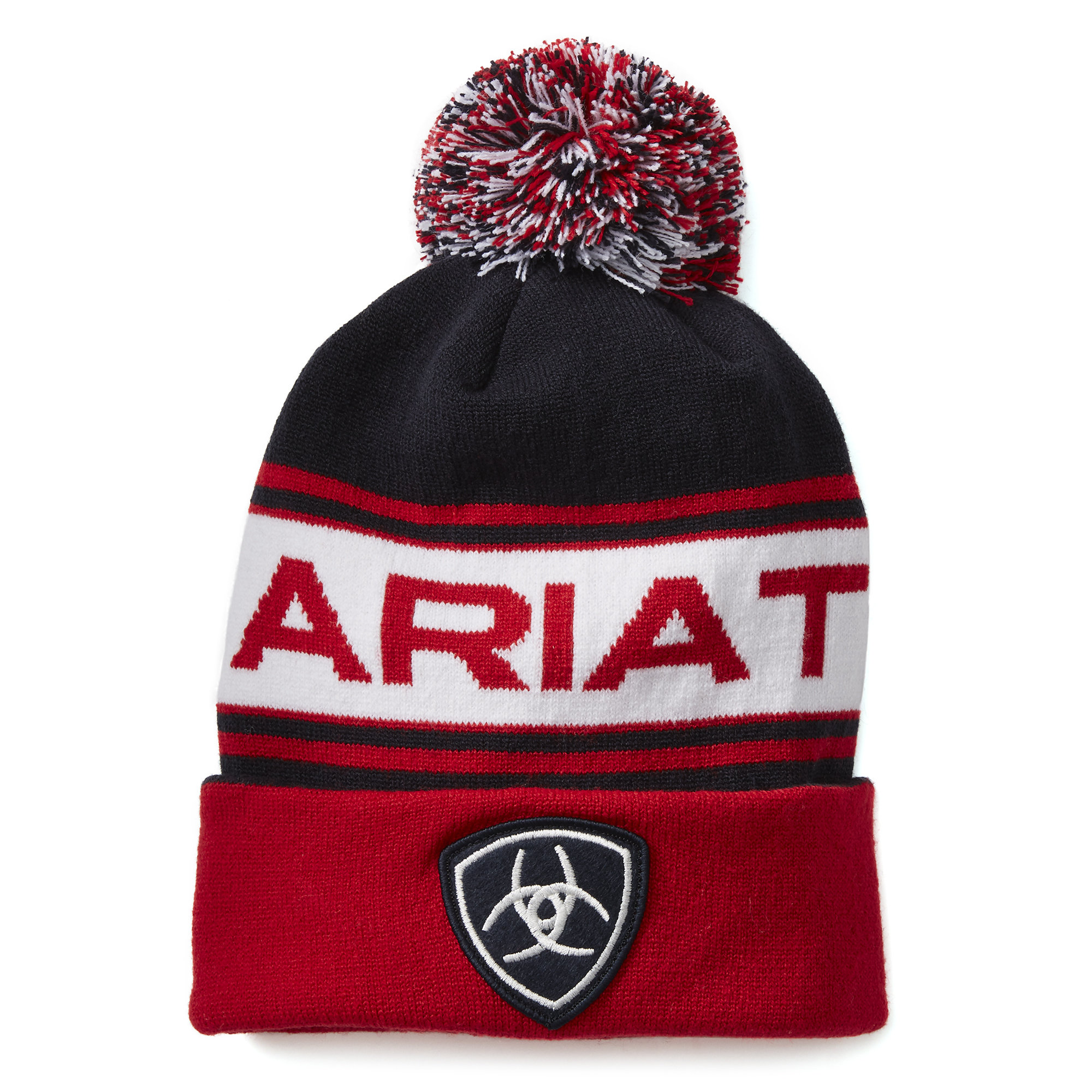 Ariat Team Beanie - Navy/Red