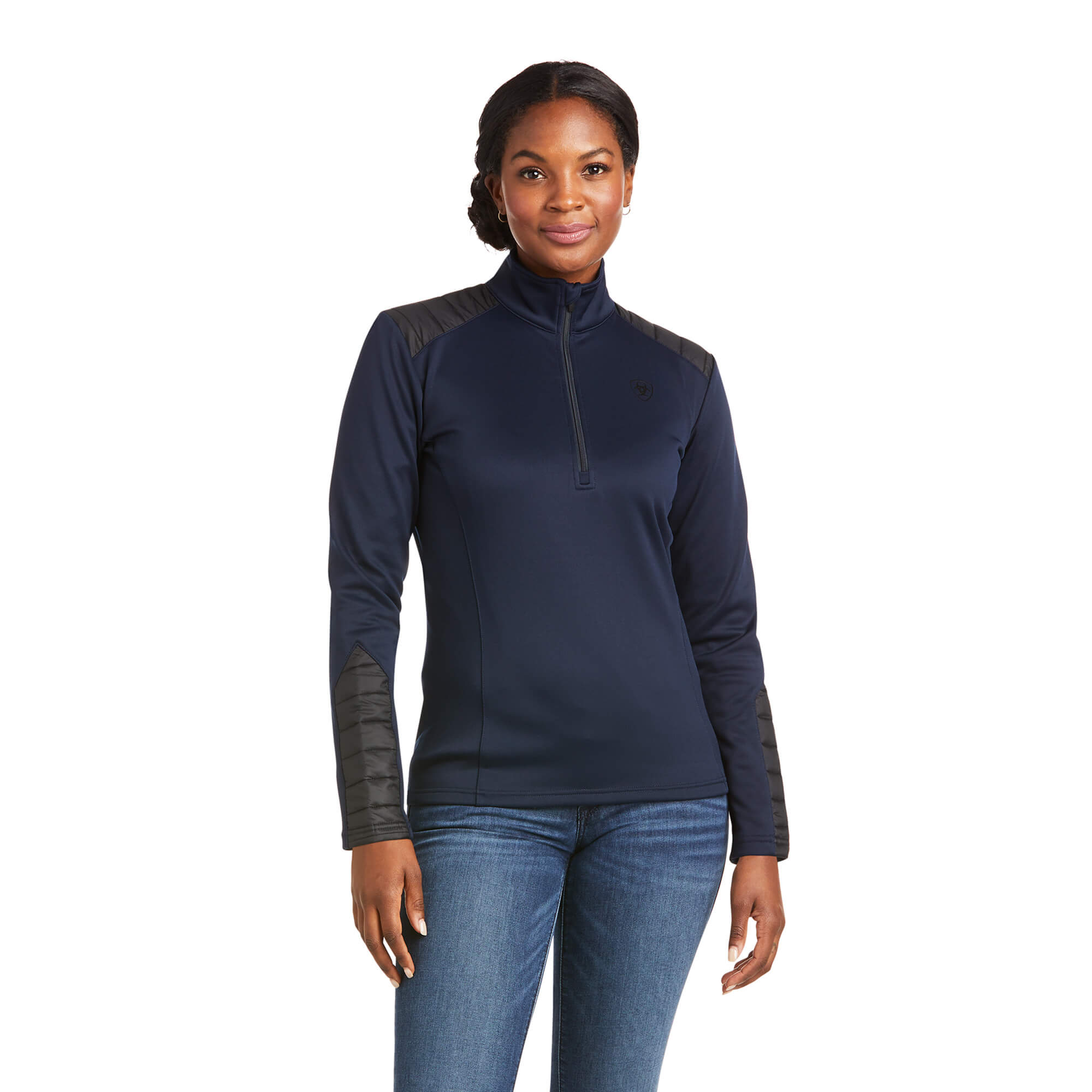 Ariat Ismay 1/2 Zip Sweatshirt - Dark Sapphire