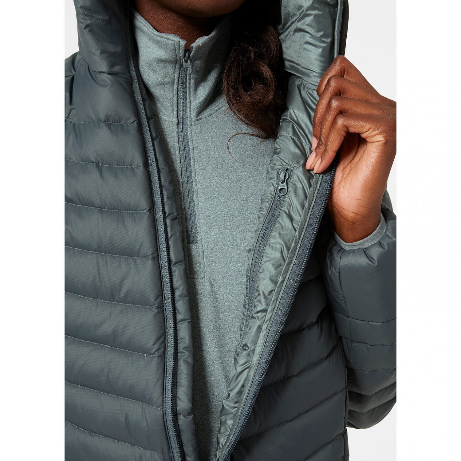 Helly Hansen Verglas Long Down Insulator Jacket - Storm