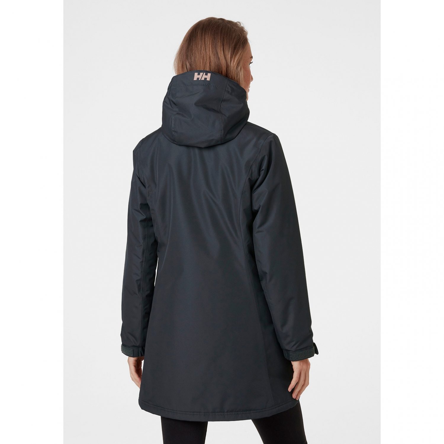 Helly Hansen Womens Long Belfast Winter Jacket - Ebony