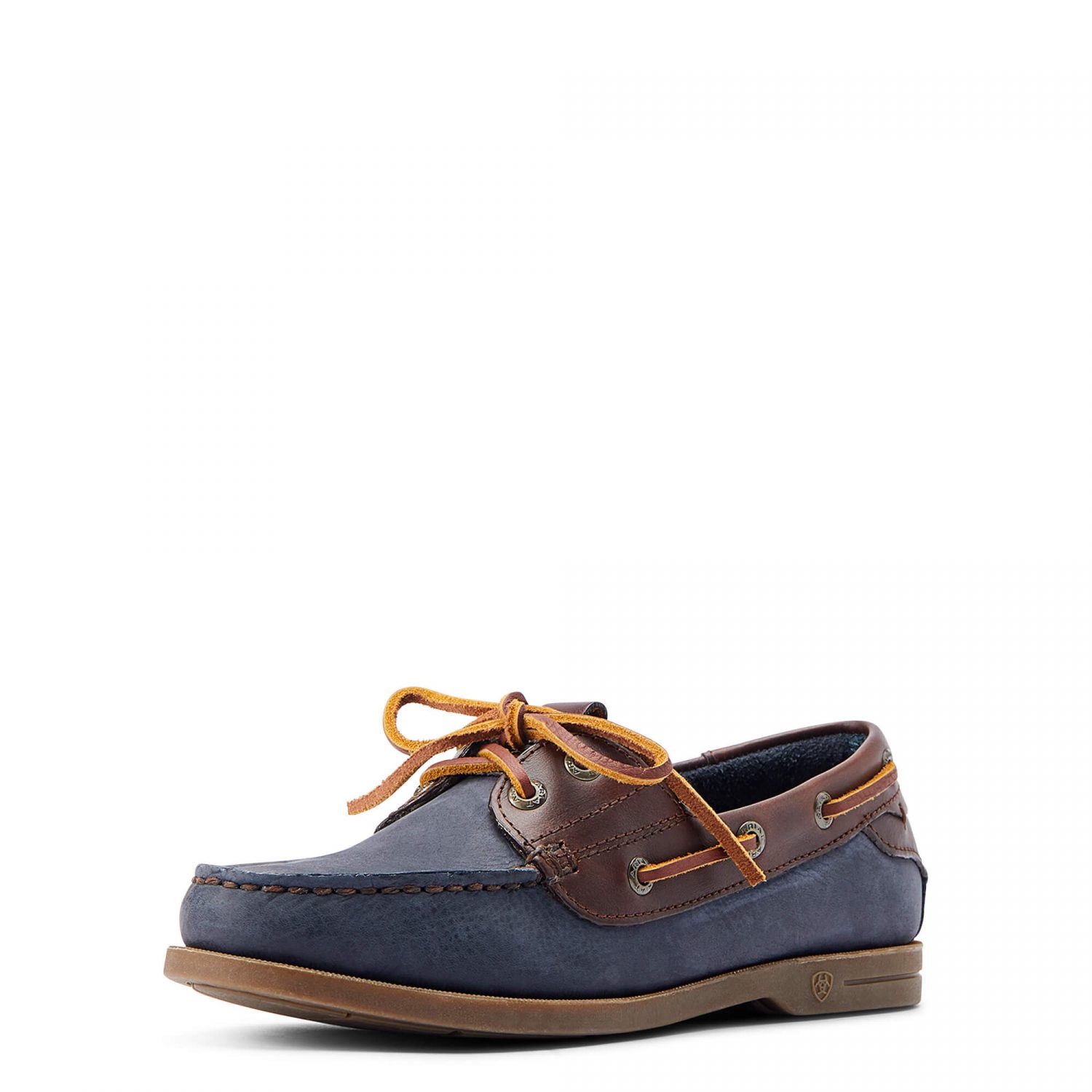 Ariat Antigua Boat Shoes - Navy/Chocolate