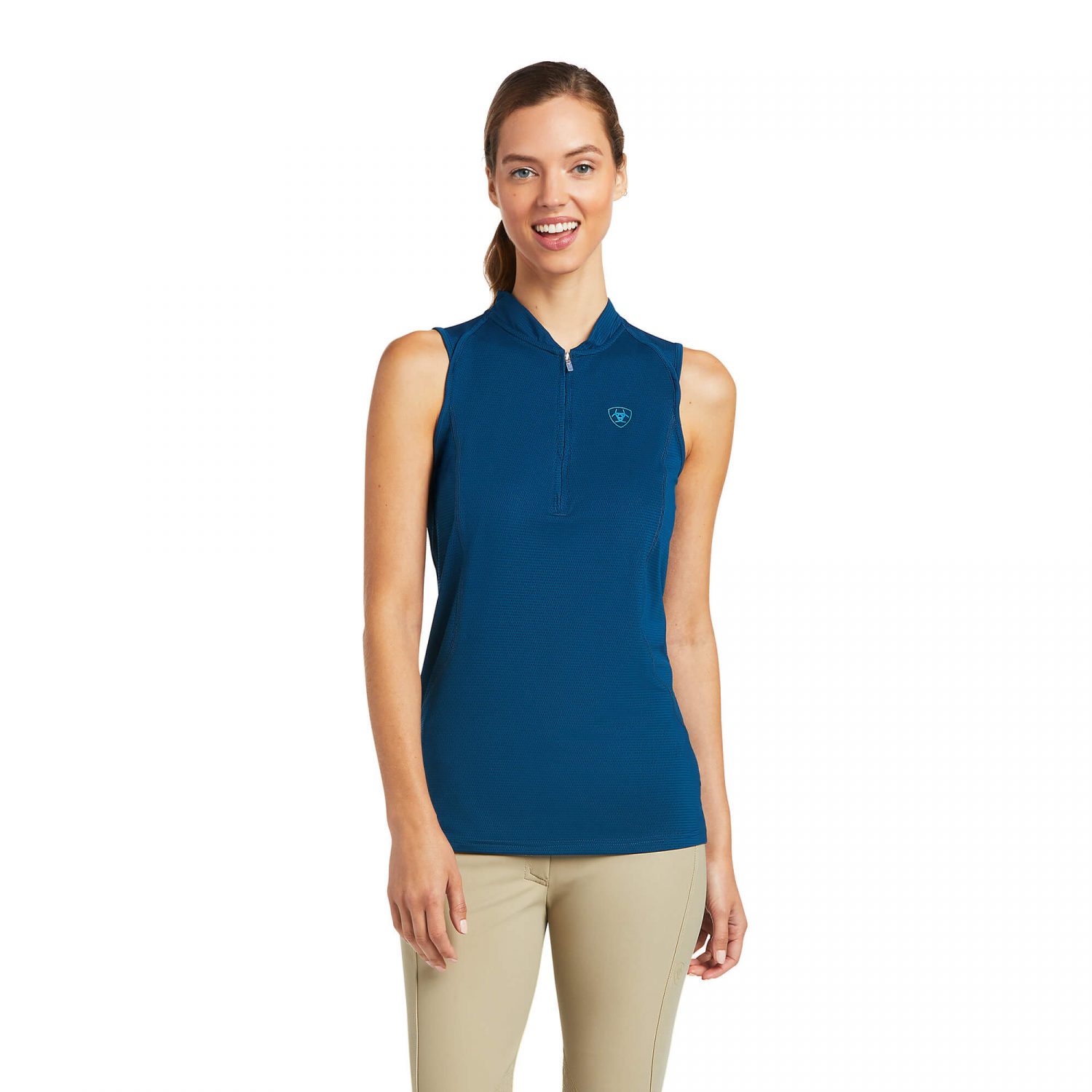 Ariat Hailey 1/4 Zip Baselayer - Blue Opal