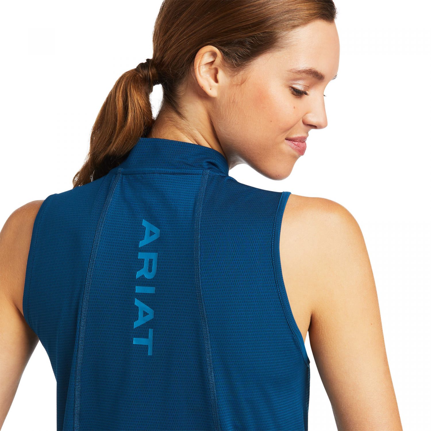 Ariat Hailey 1/4 Zip Baselayer - Blue Opal