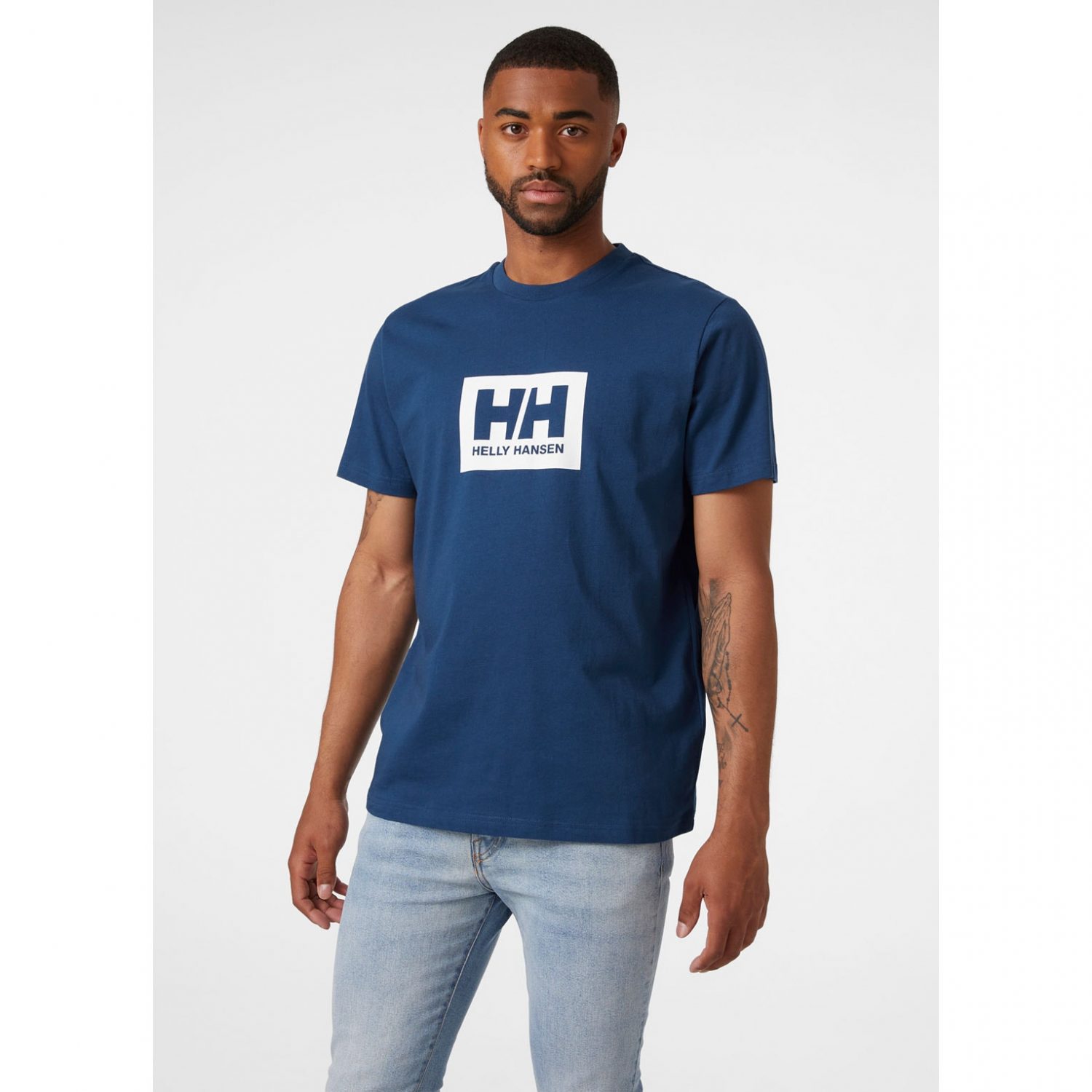 Helly Hansen Box T-Shirt - Deep Fjord