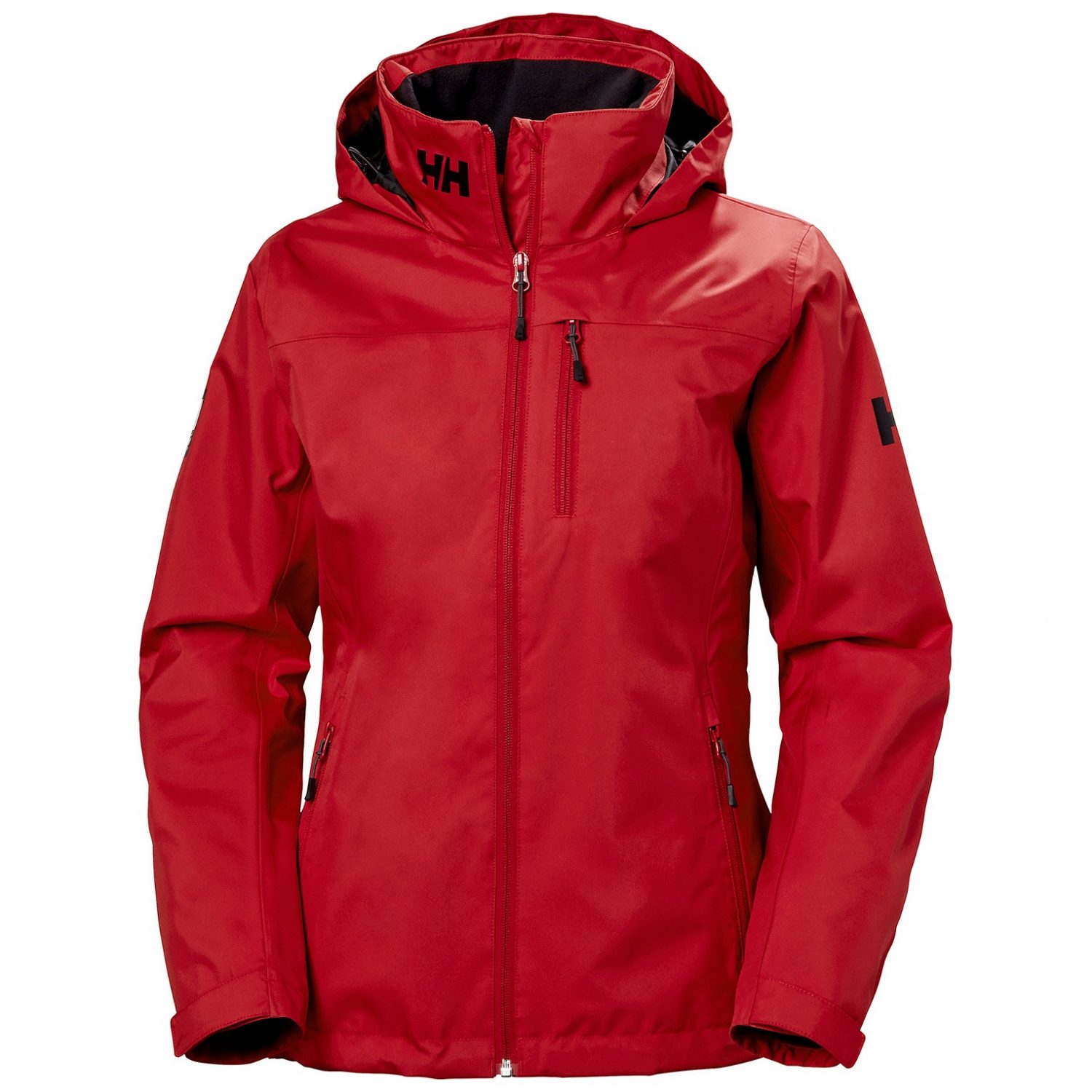 Helly Hansen Women's Crew Hooded Midlayer Jacket - Red