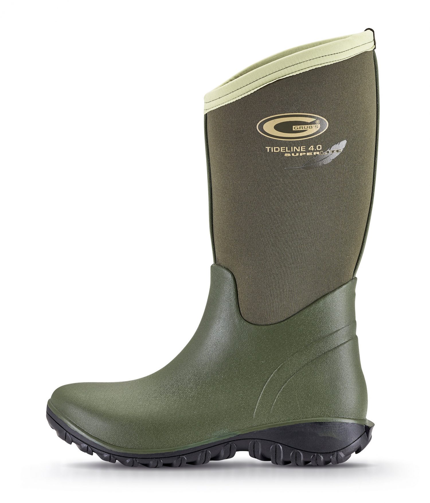 Grubs Tideline 4.0 Wellies - Olive