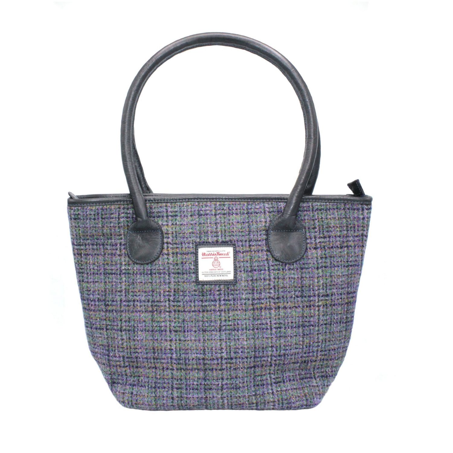 Heather Fiona Harris Tweed Tote Bag - Thistle