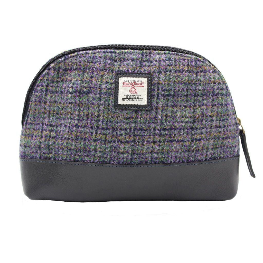 Heather Freya Harris Tweed Cosmetic Bag Bowland Accessories