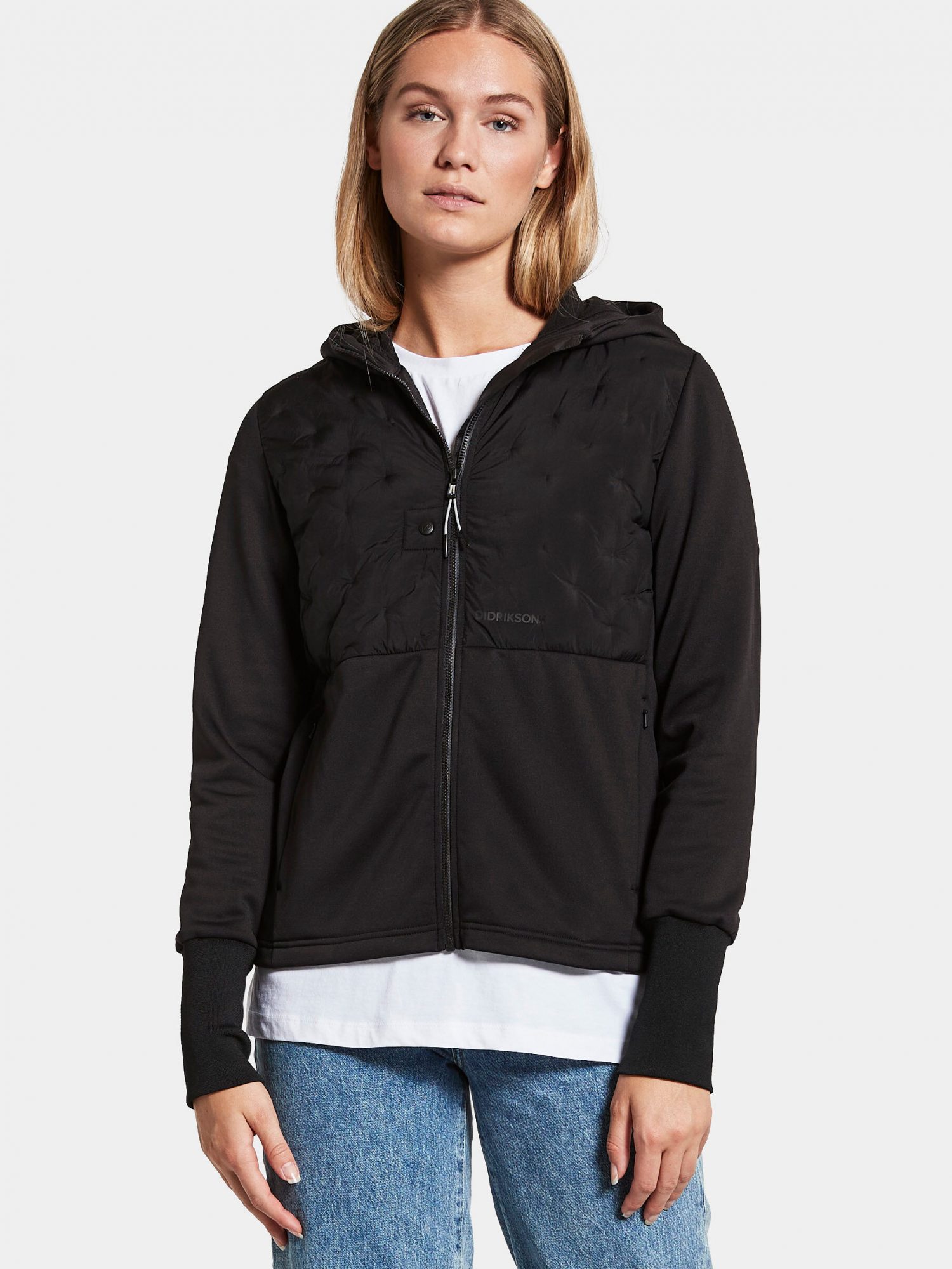 Didriksons Valda Full Zip Jacket - Black