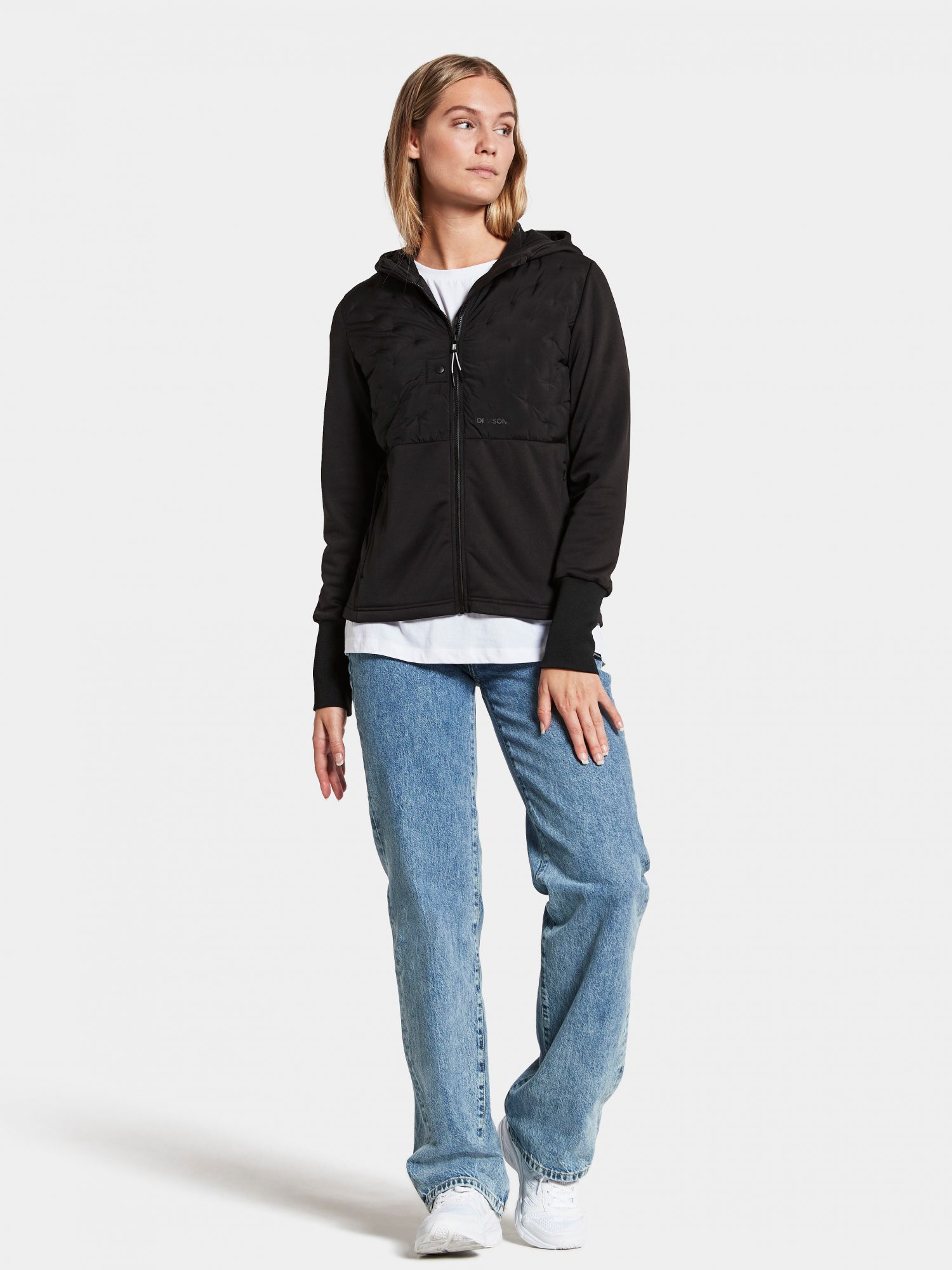 Didriksons Valda Full Zip Jacket - Black