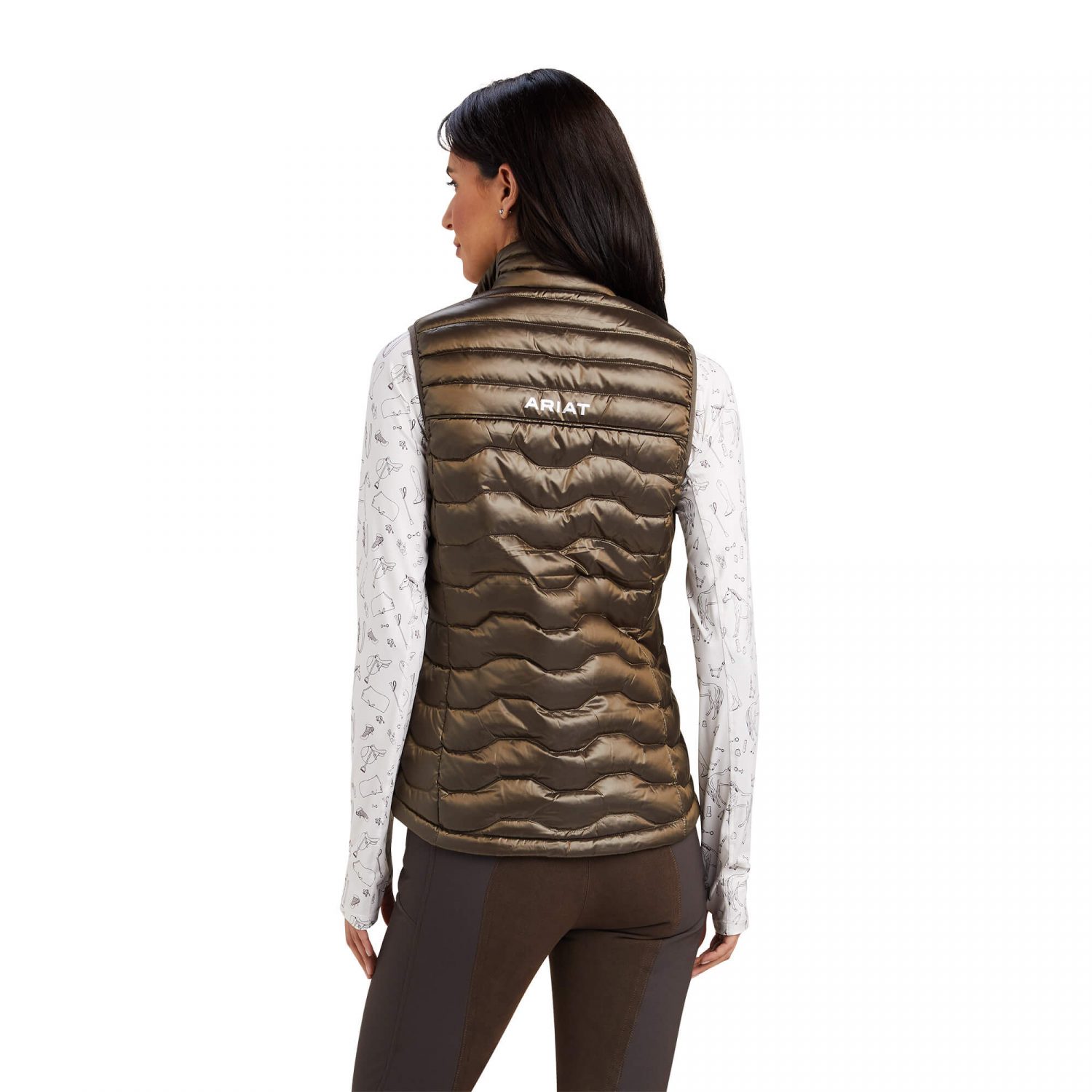 Ariat Ideal Down Gilet - Iridescent Banyan Bark