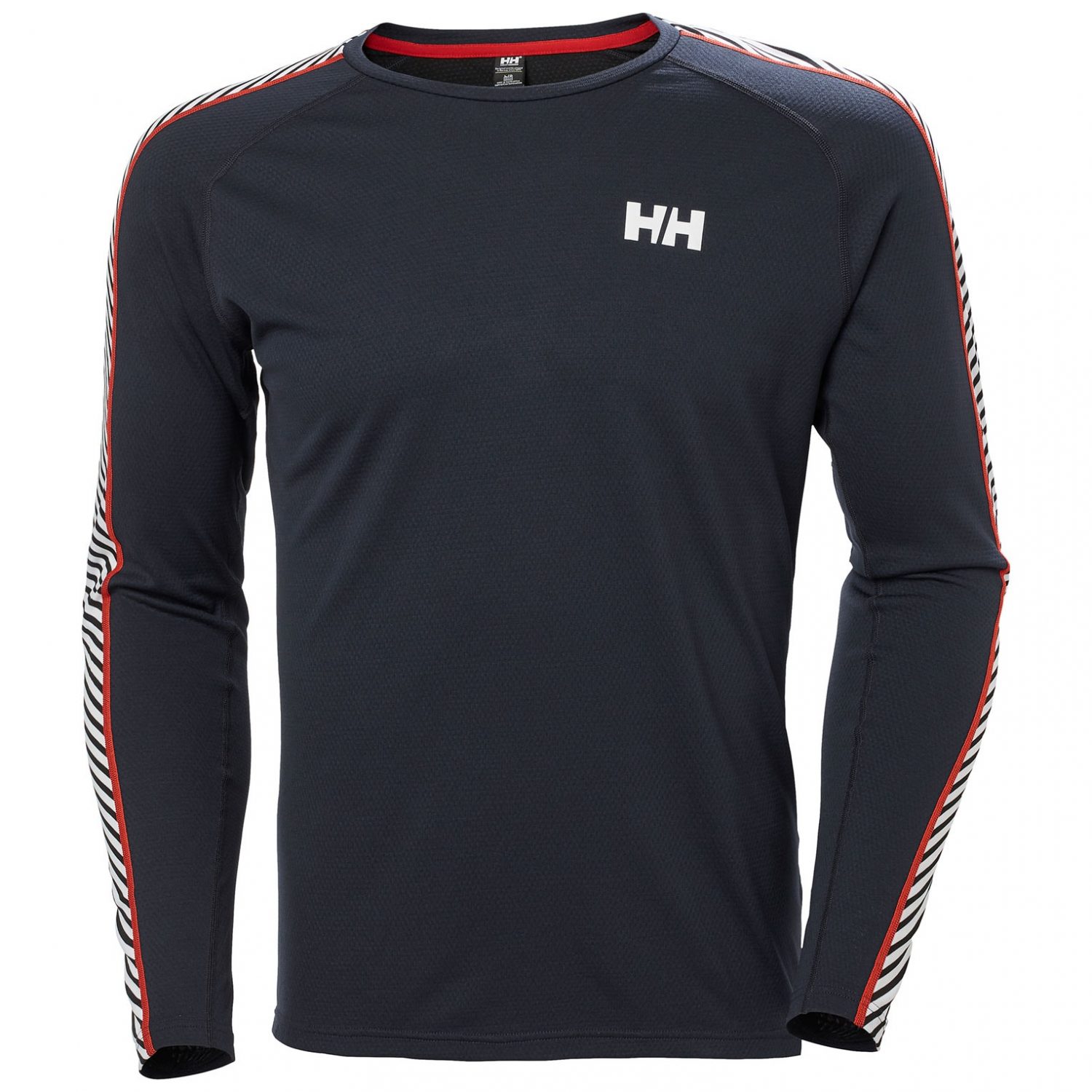 Helly Hansen Lifa Active Stripe Crew Base Layer - Navy