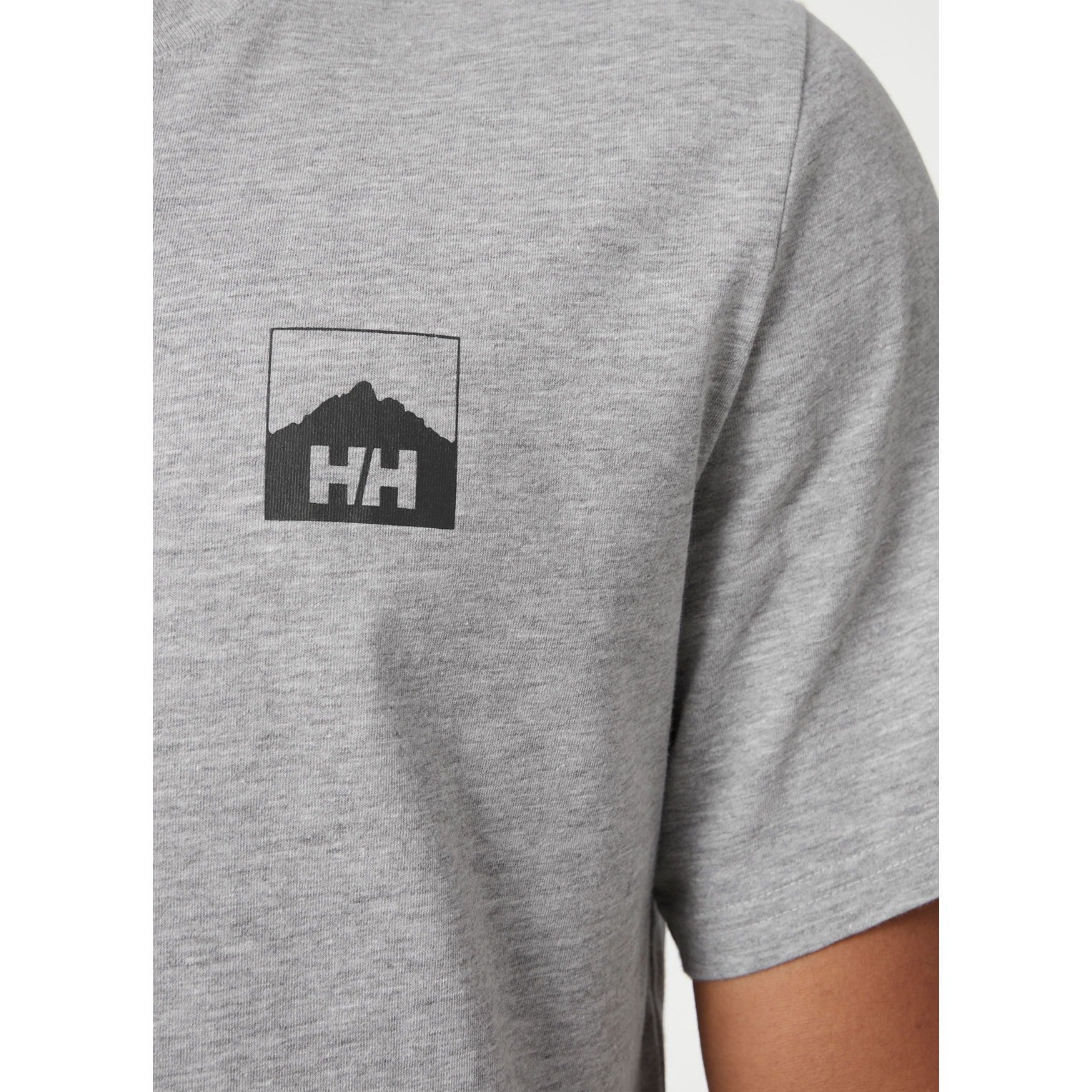 Helly Hansen Nord Graphic HH T-Shirt - Grey Melange