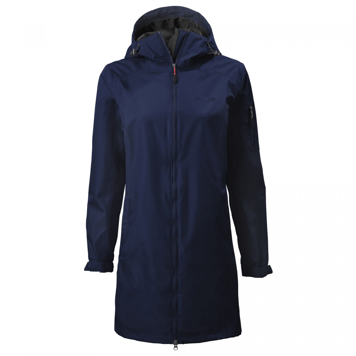 Musto Womens Sardinia Long Rain Jacket - Navy