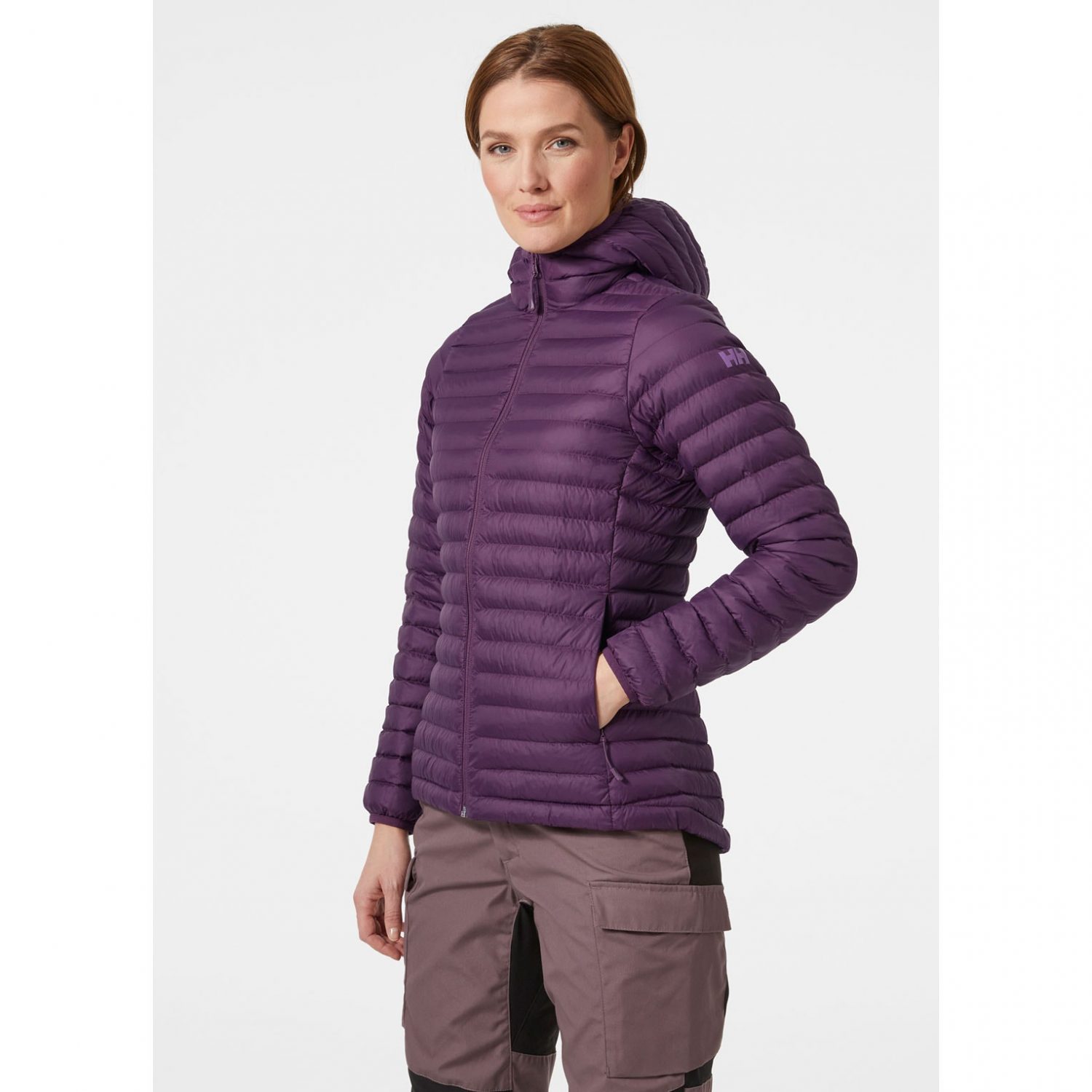 Helly Hansen Womens Sirdal Hooded Insulated Jacket - Amethyst