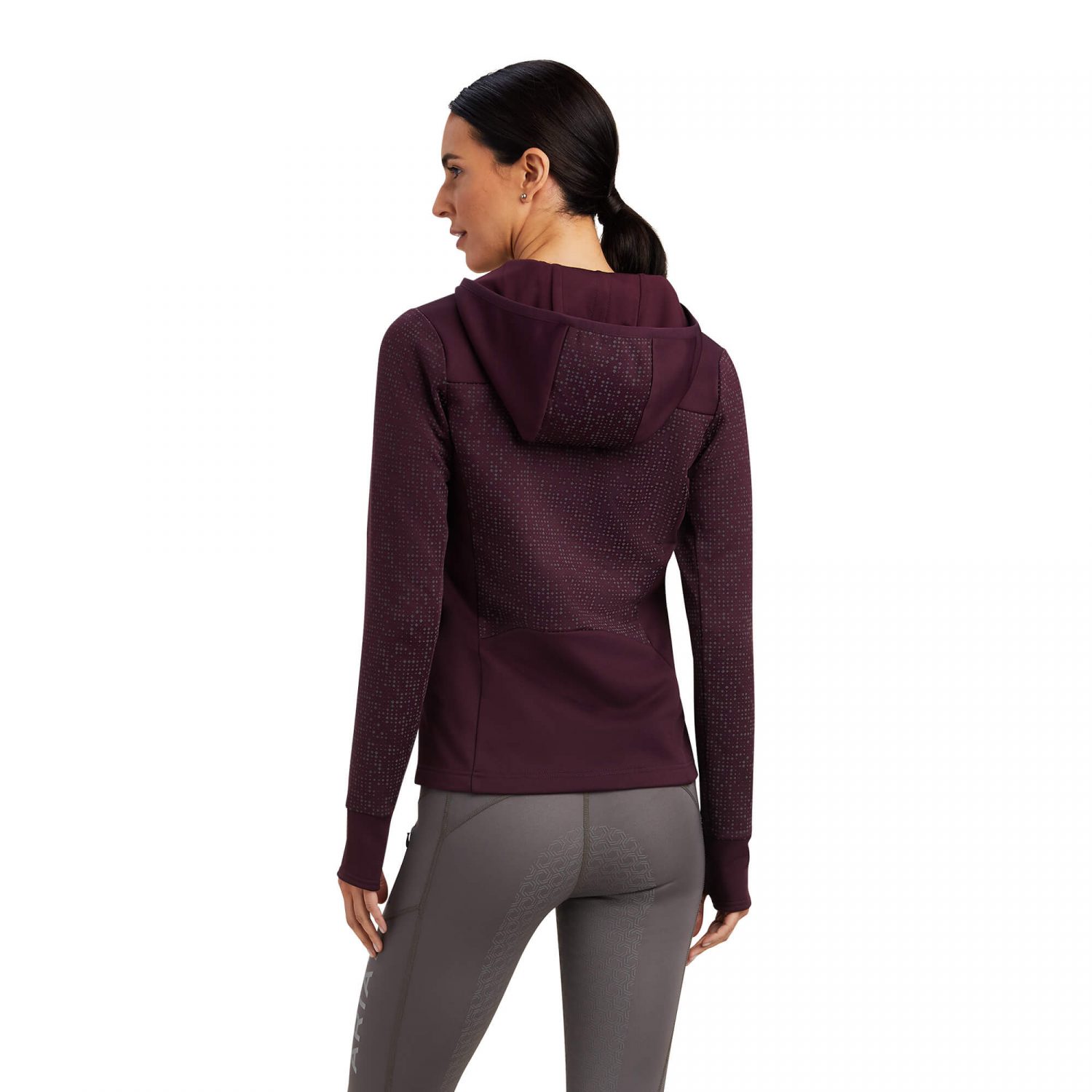 Ariat Lumina Full Zip Sweatshirt - Mulberry