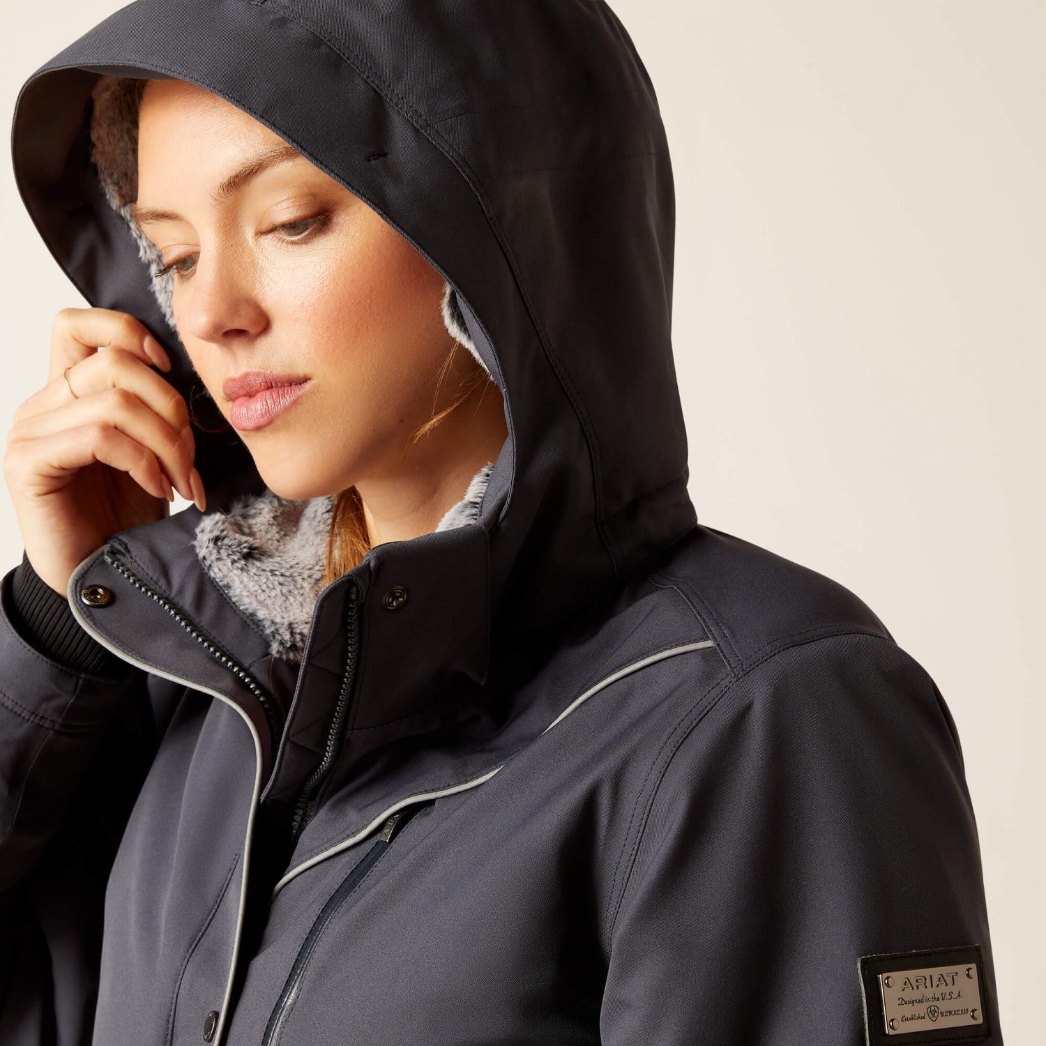 Ariat Tempest Waterproof Insulated Parka - Ebony