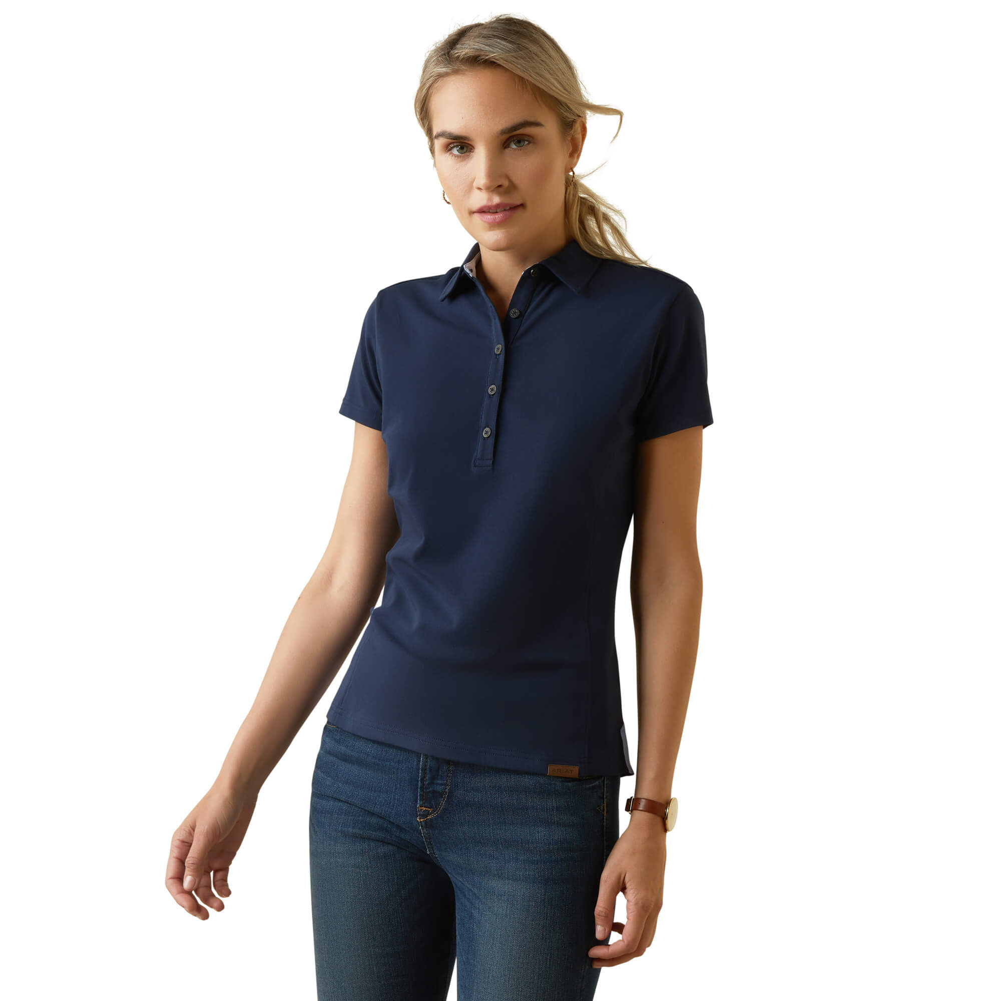 Ariat Cloverdale Polo Shirt - Navy