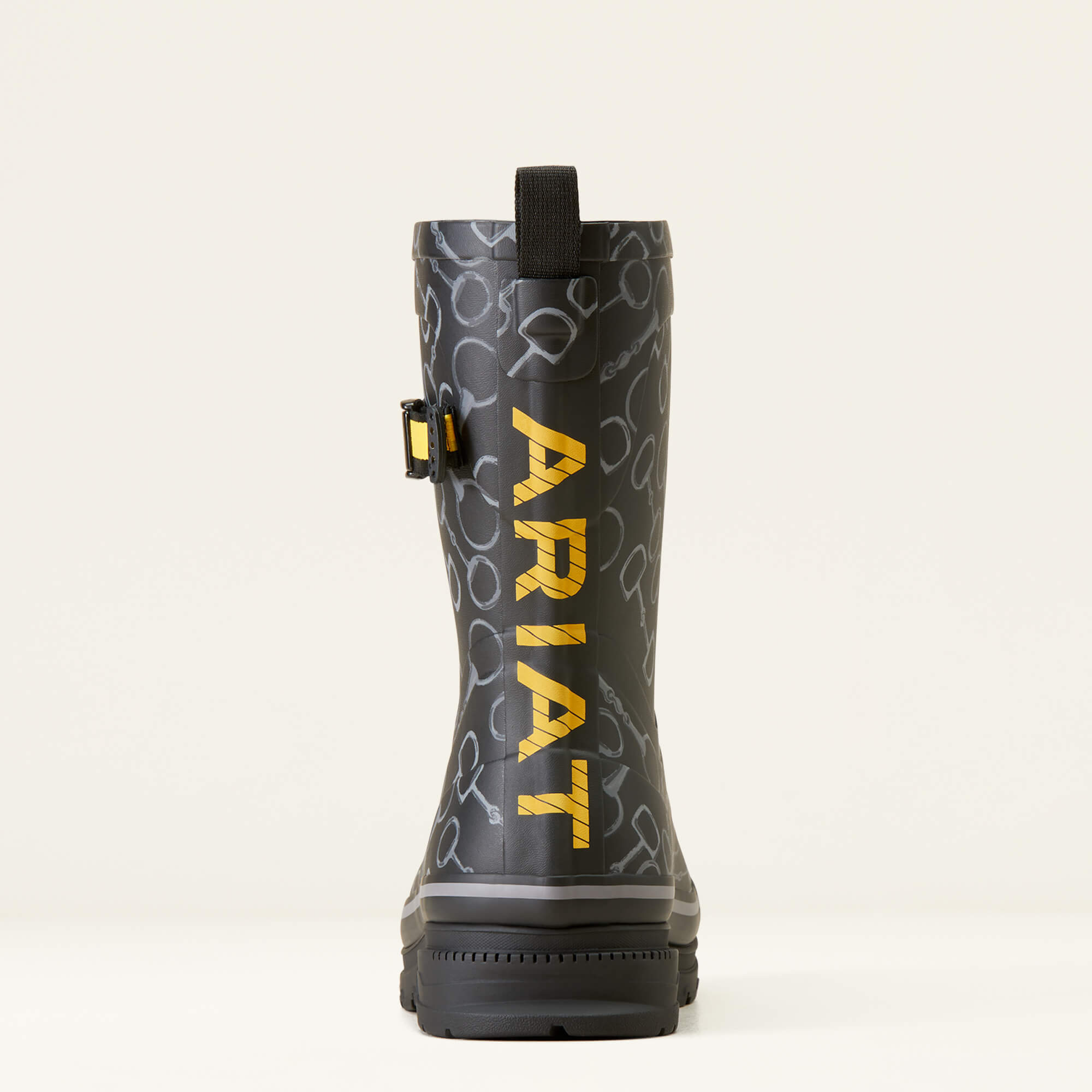 Ariat Kelmarsh Mid Wellies - Black Bit Print