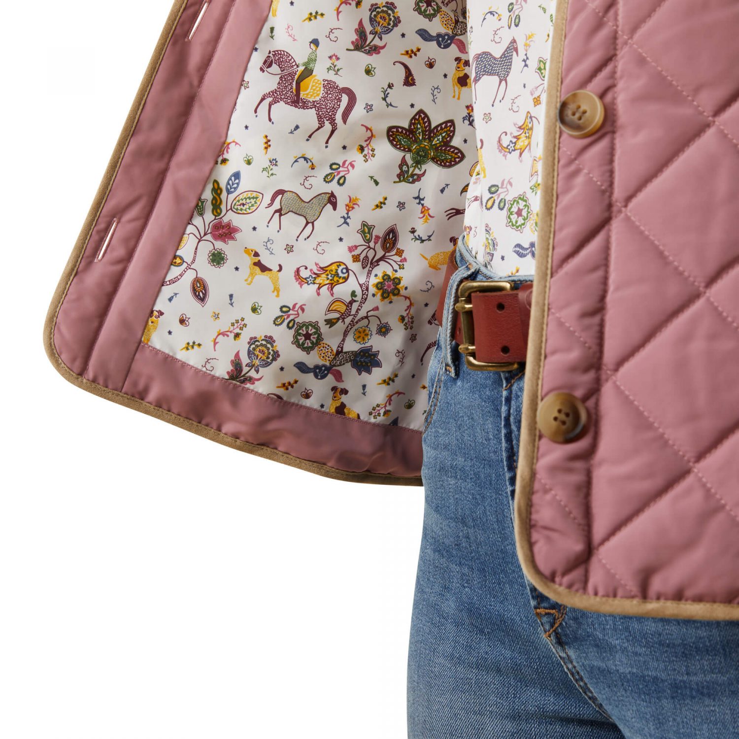 Ariat Woodside 2.0 Quilted Gilet - Nostalgia Rose