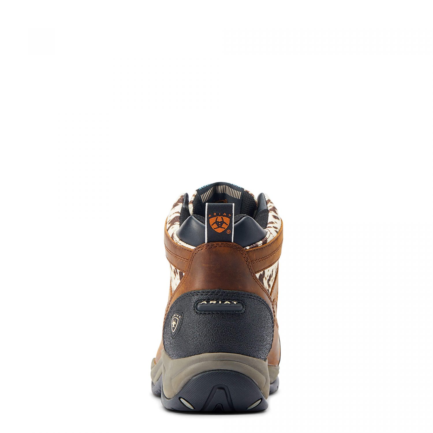 Ariat Terrain H2O Boots - Distressed Brown/Cow Print