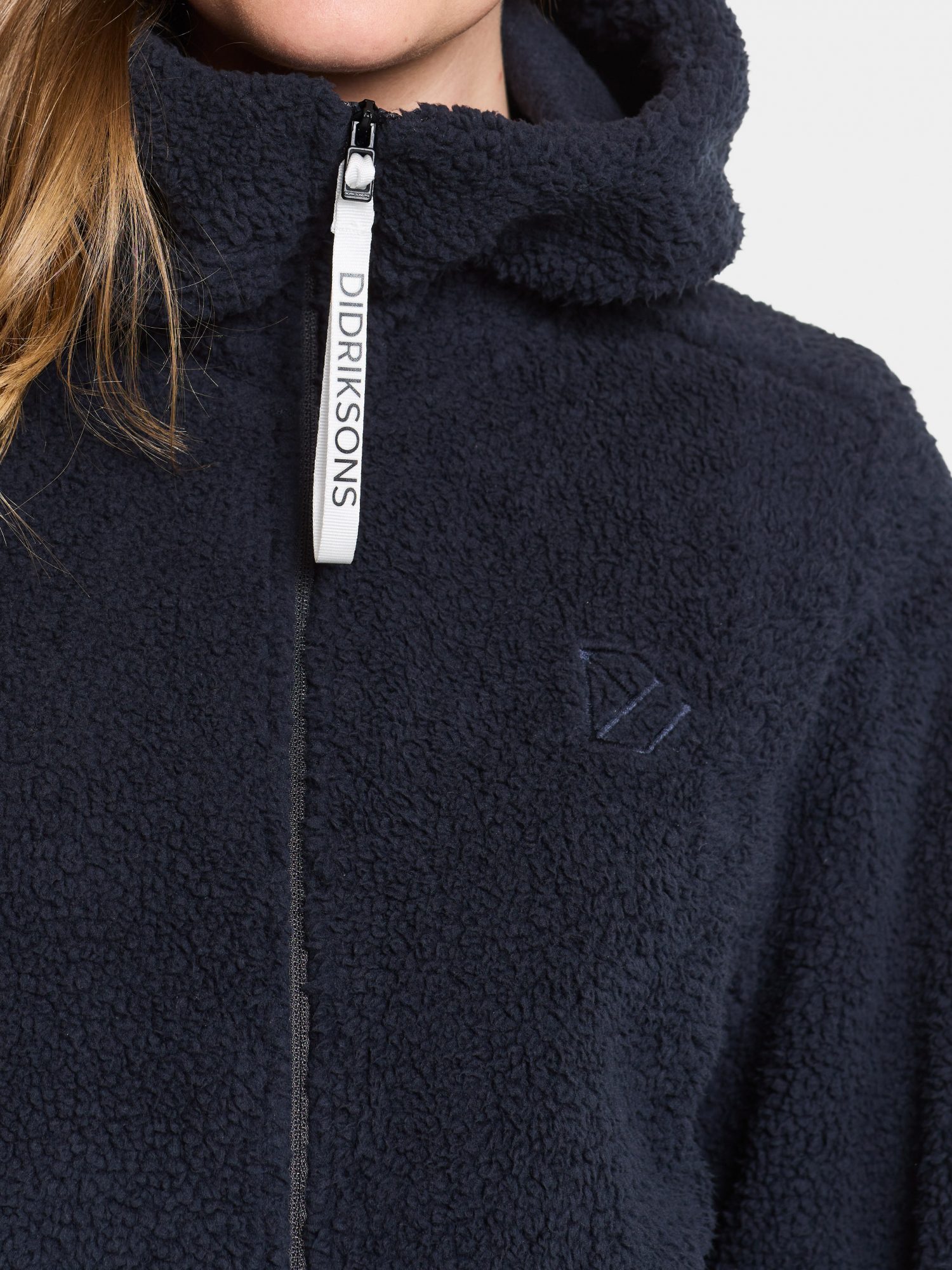 Didriksons Anniken Full Zip Fleece Jacket - Dark Night Blue