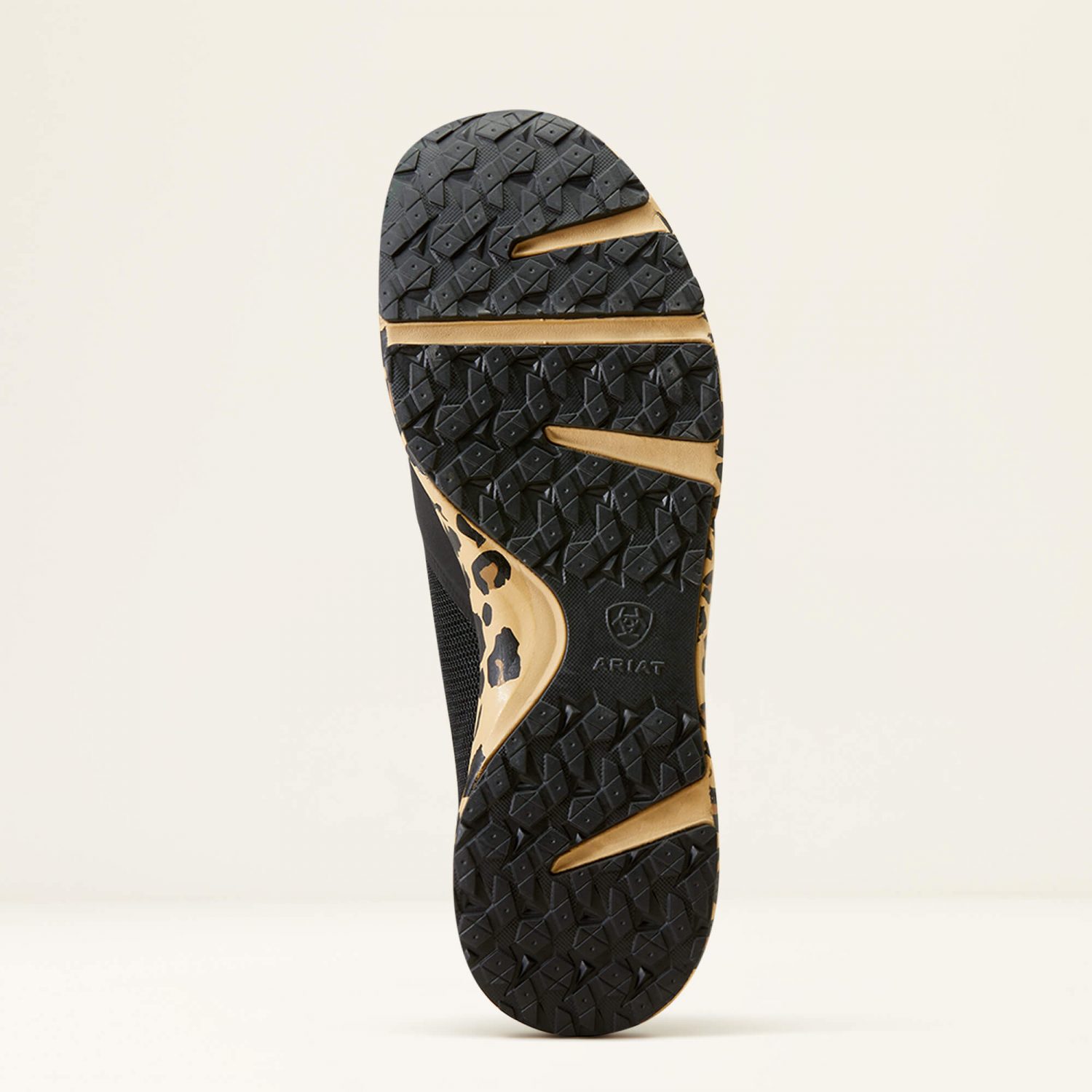 Ariat Fuse Trainers - Black Mesh/Leopard Print