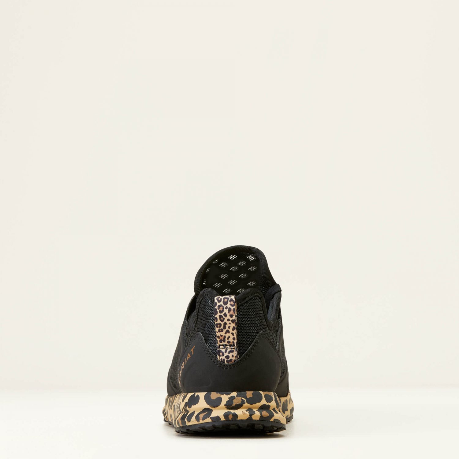 Ariat Fuse Trainers - Black Mesh/Leopard Print