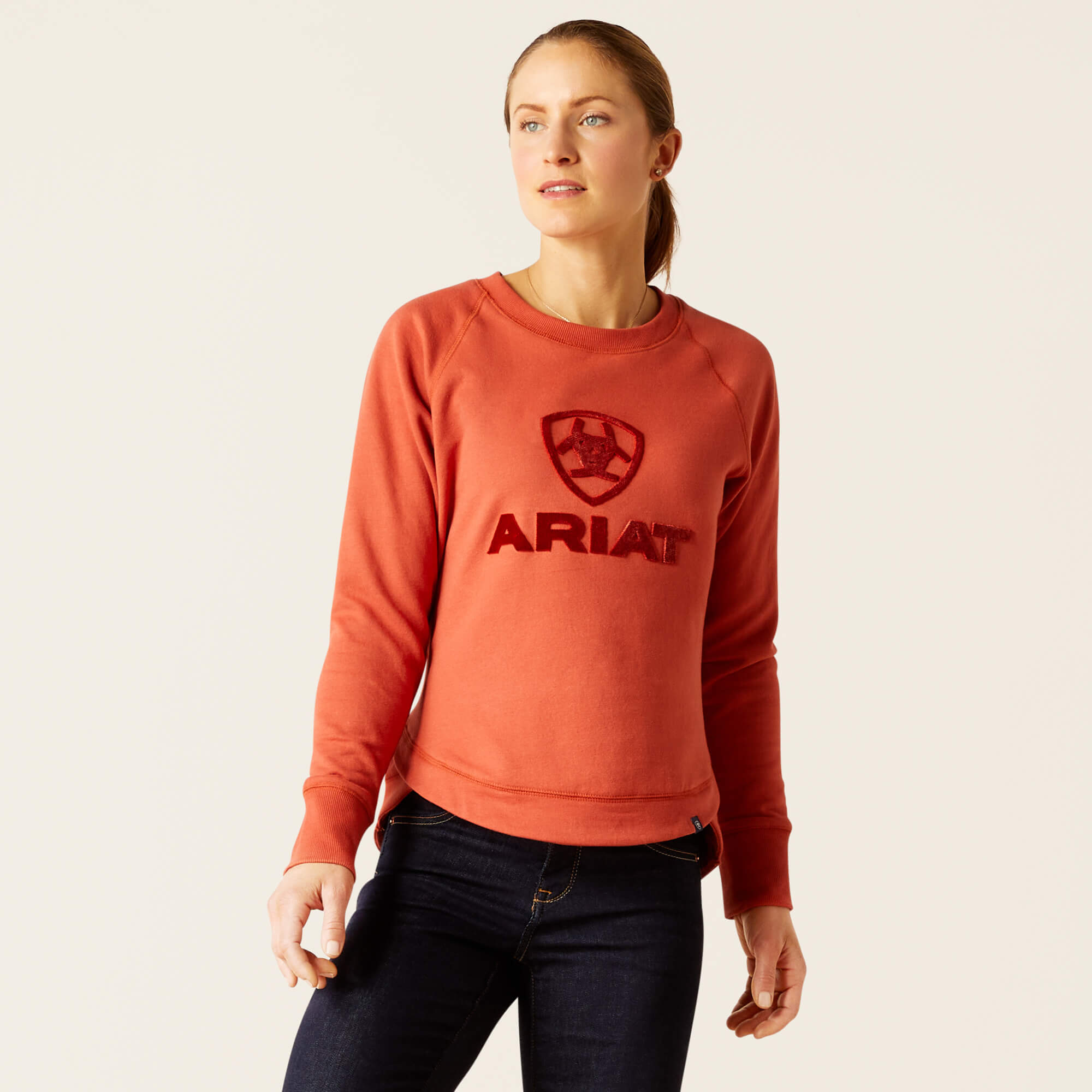 Ariat Benicia Sweatshirt - Burnt Brick