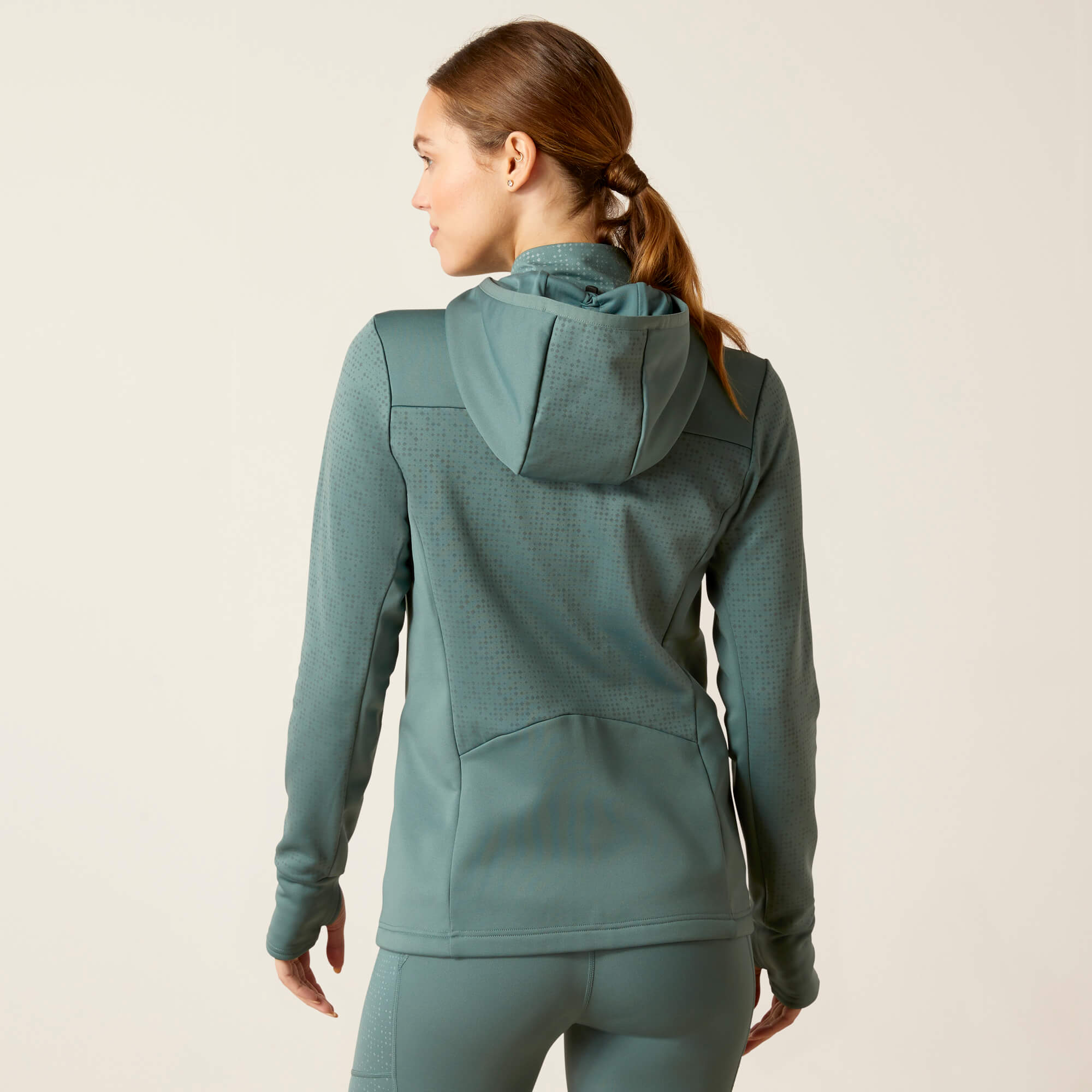 Ariat Lumina Full Zip Hoodie - Silver Pine