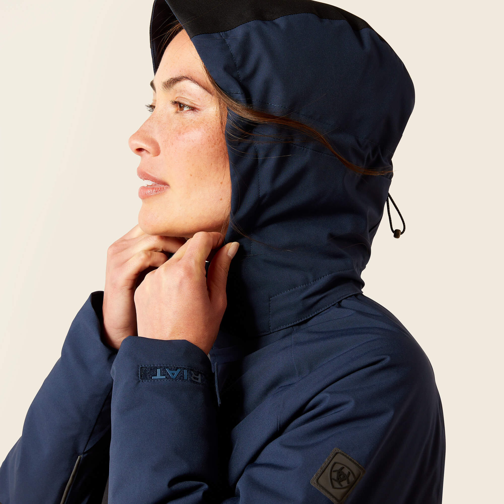 Ariat Valor Waterproof Jacket - Navy Colourblock