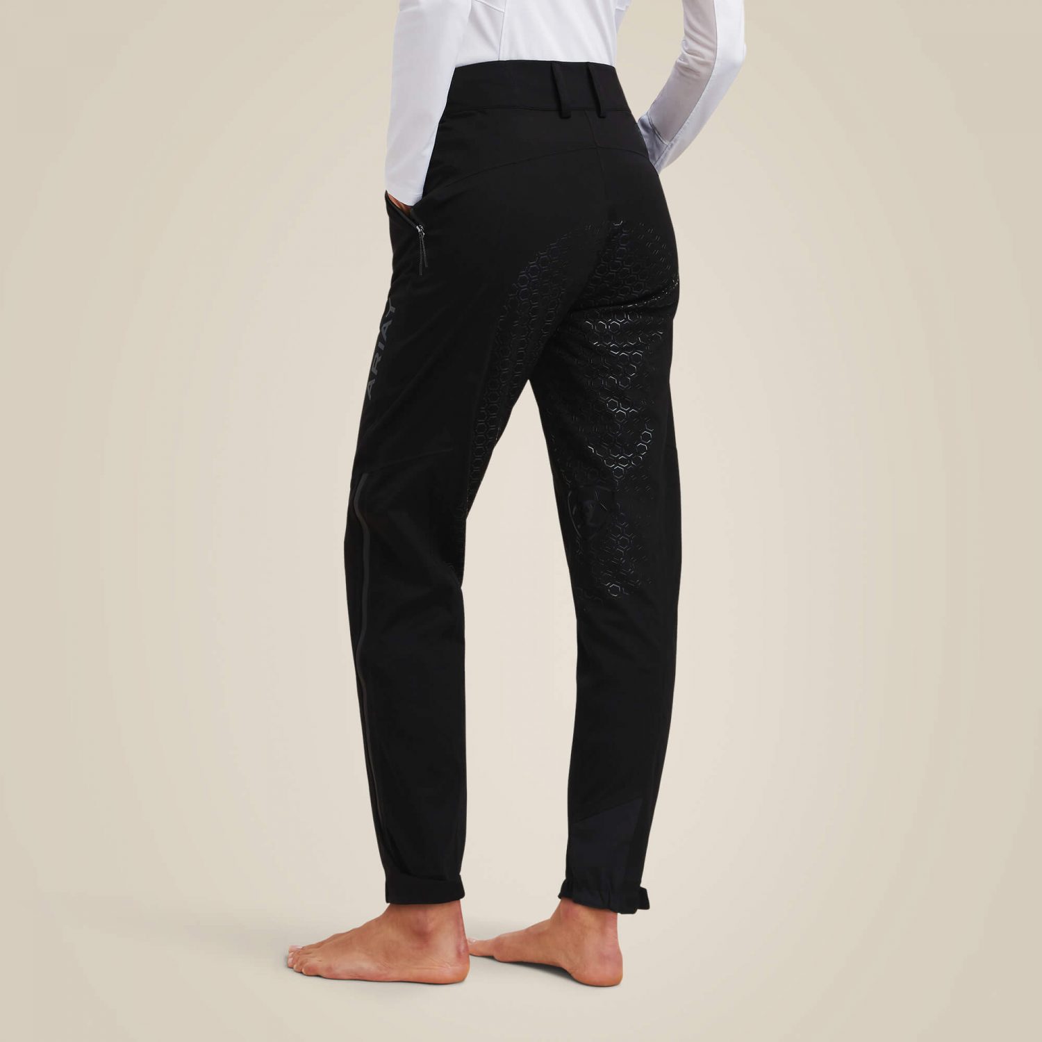 Ariat Venture Waterproof Shell Full Seat Trousers - Black