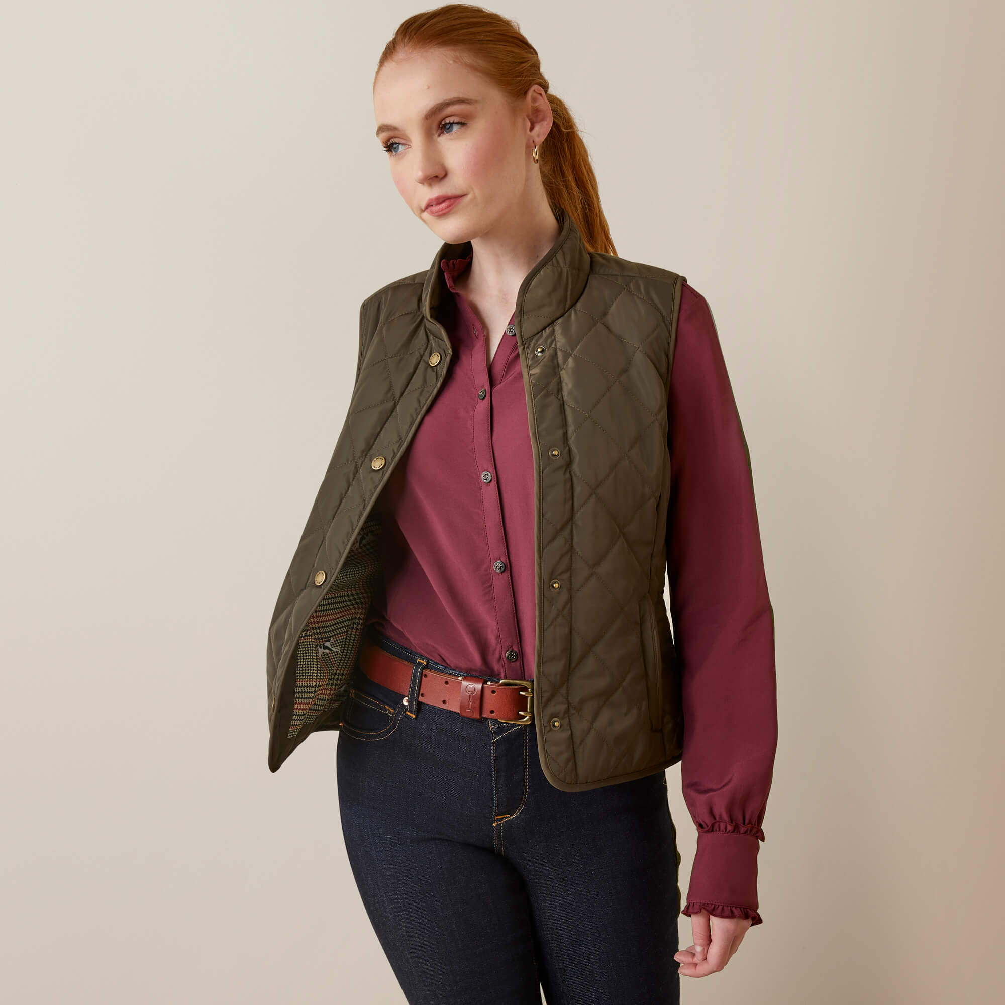 Ariat Woodside Gilet - Earth