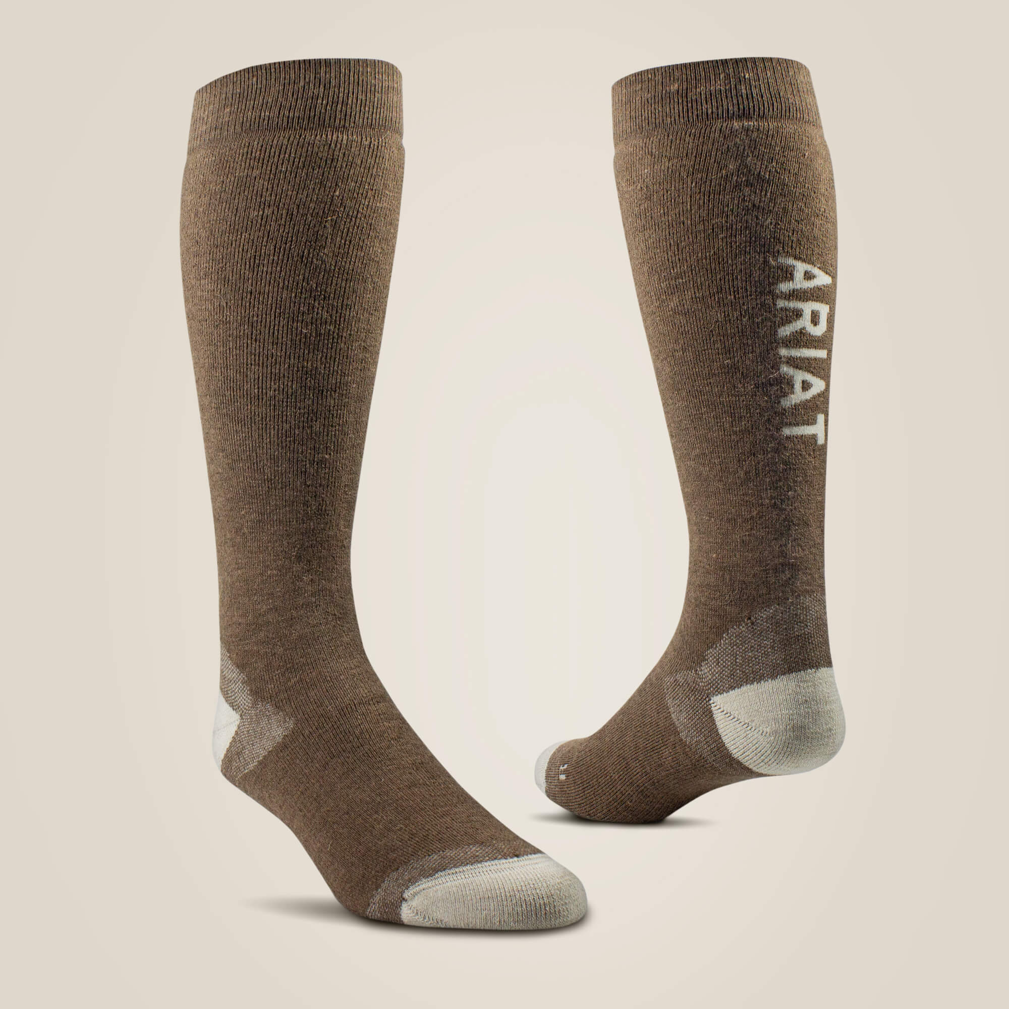 Ariat Country Performance Merino Socks - Earth