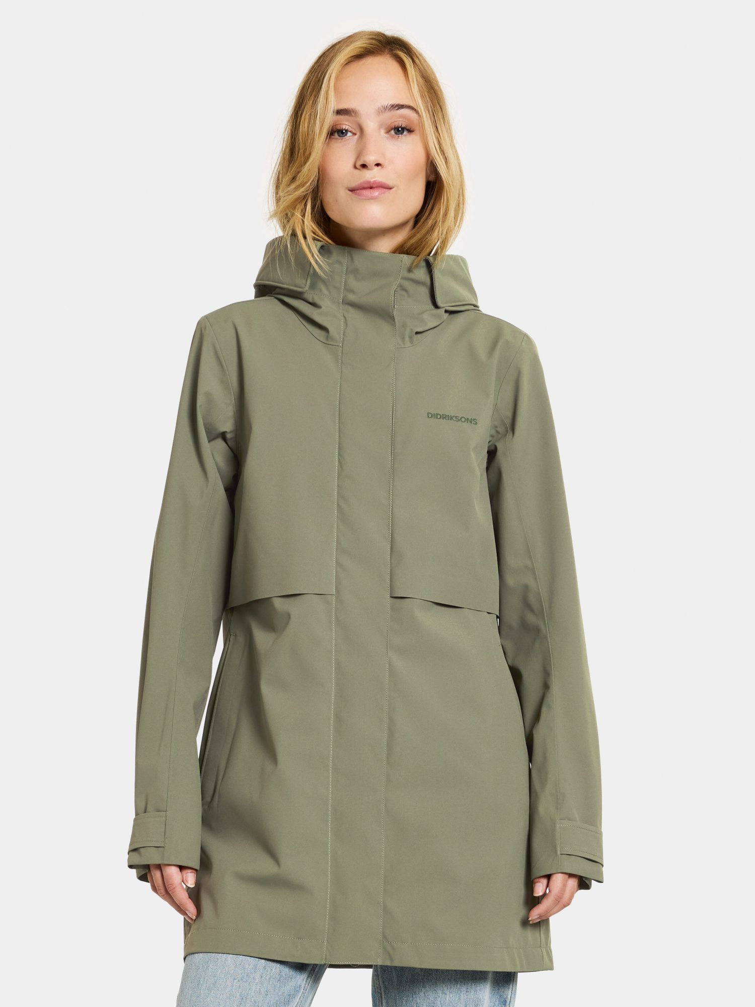 Didriksons Edith Parka - Dusty Olive
