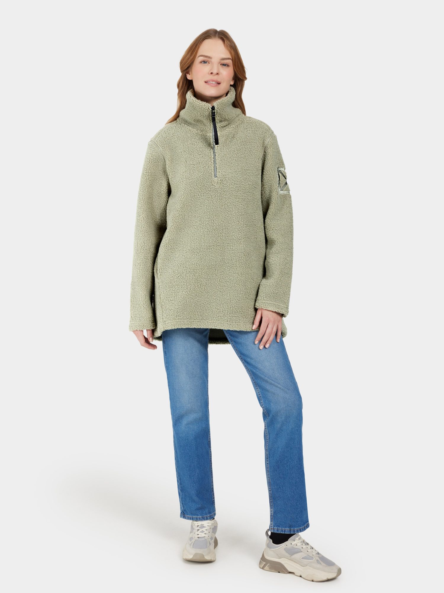 Didriksons Marina Half Zip - Wilted Leaf